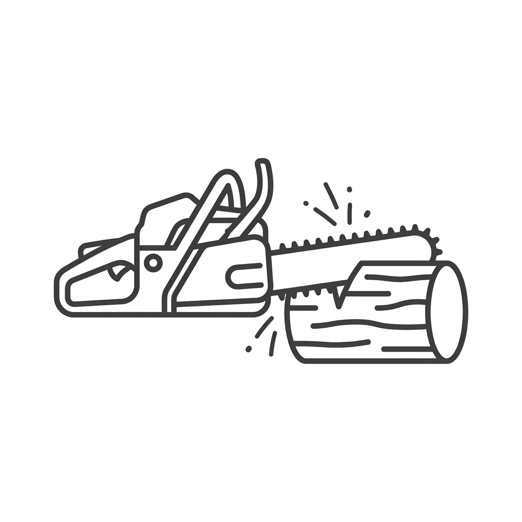 Обрезка сучьев