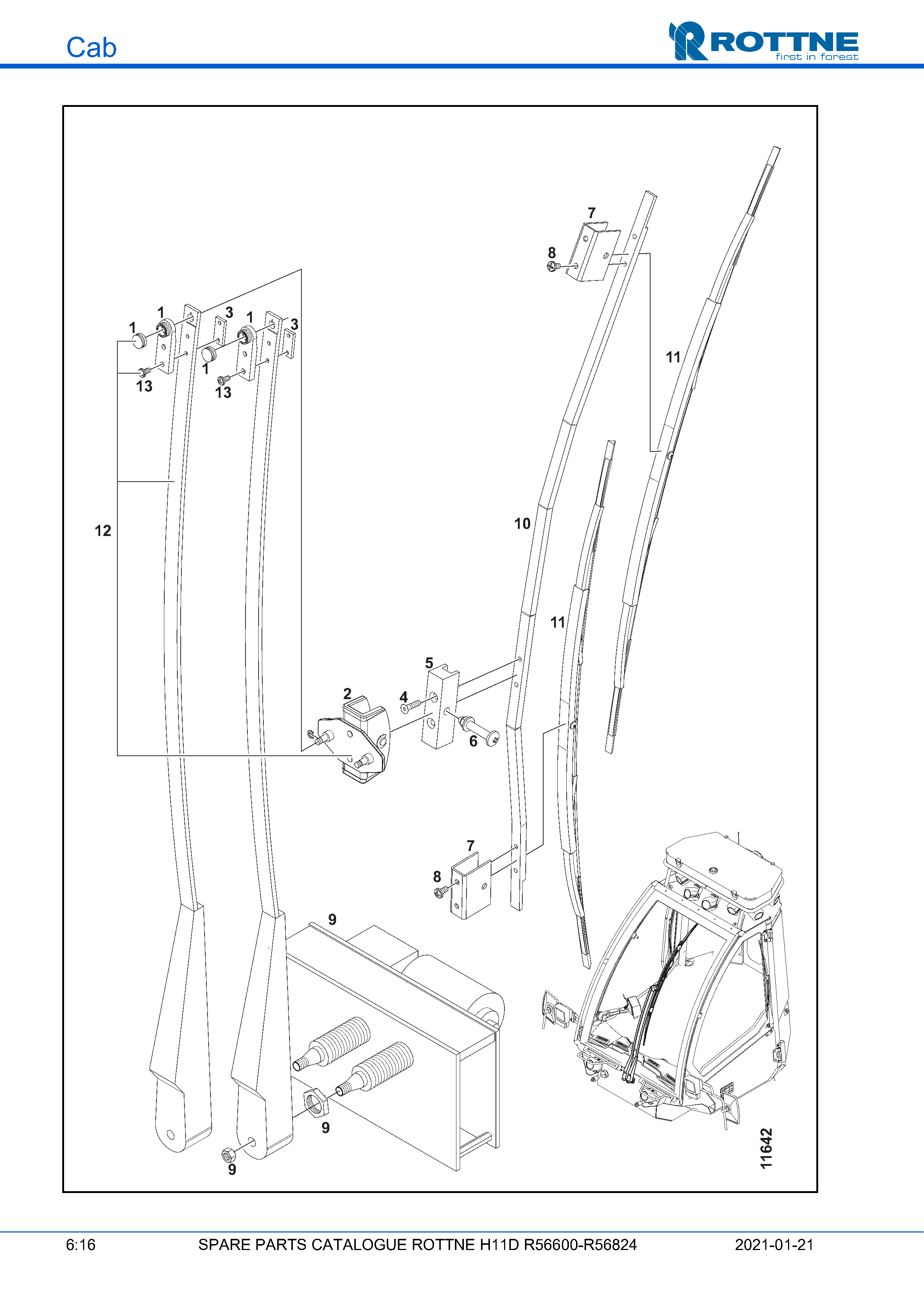 Стеклоочиститель, передний