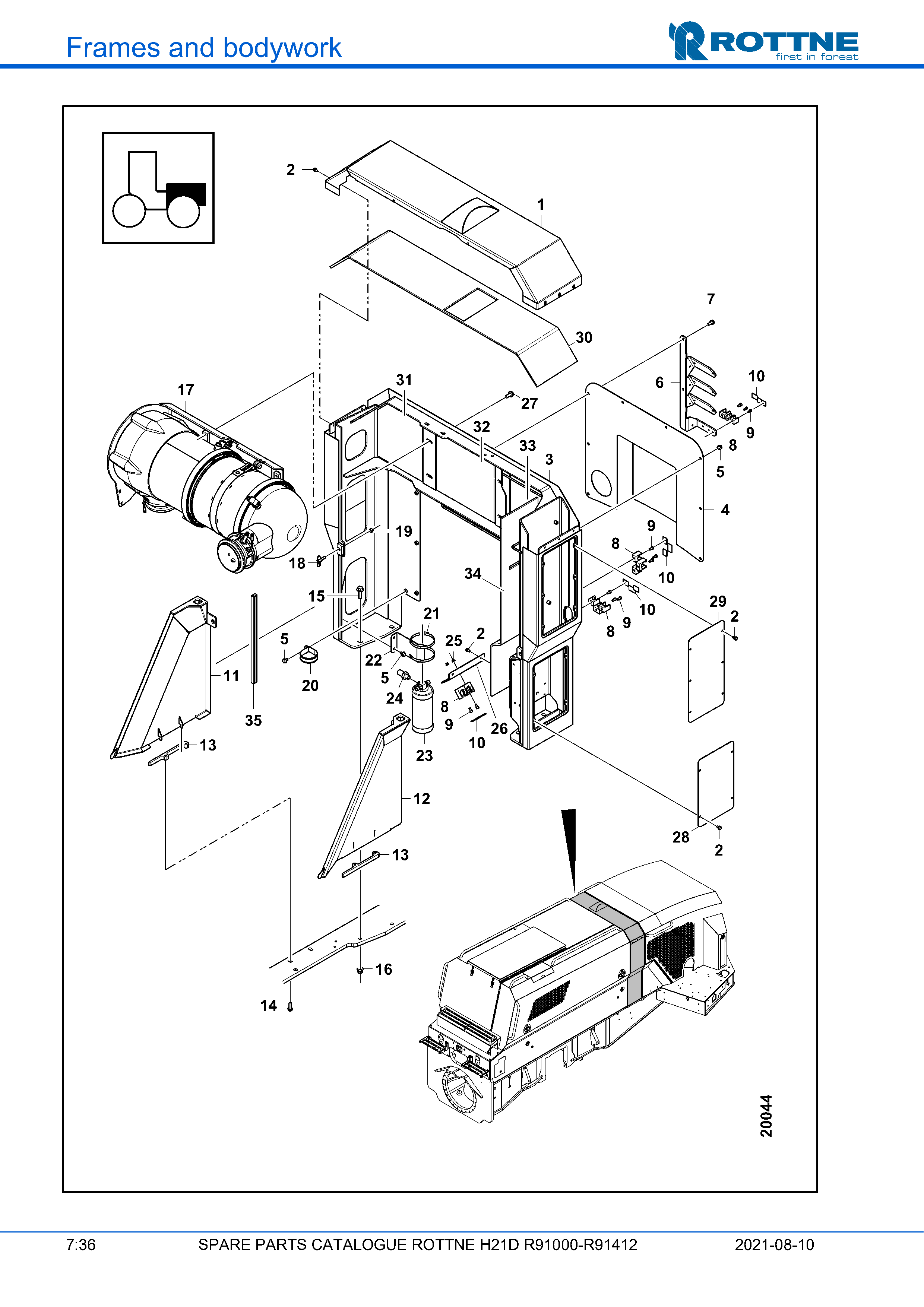 Средний капот