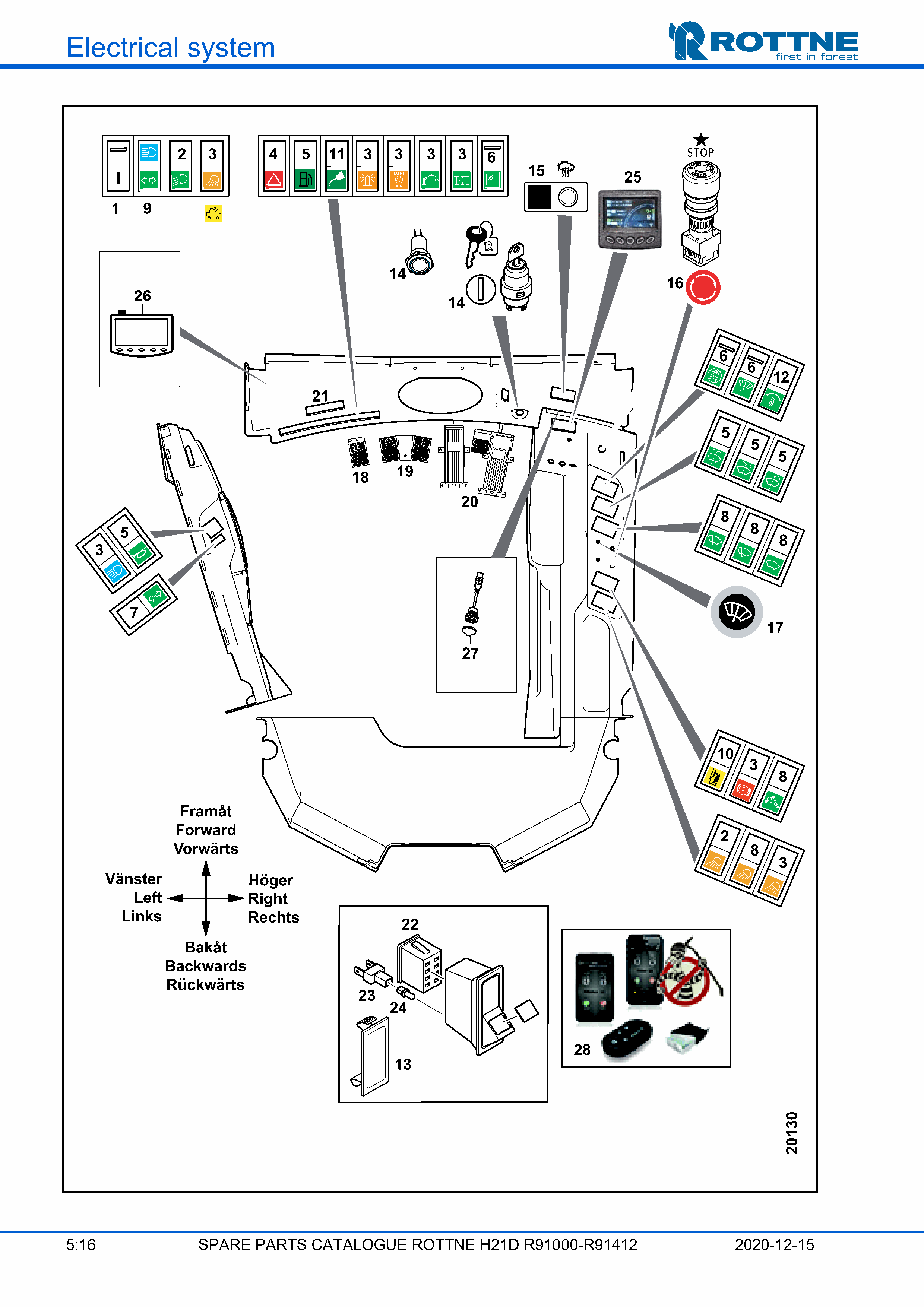 Кабина, внутри