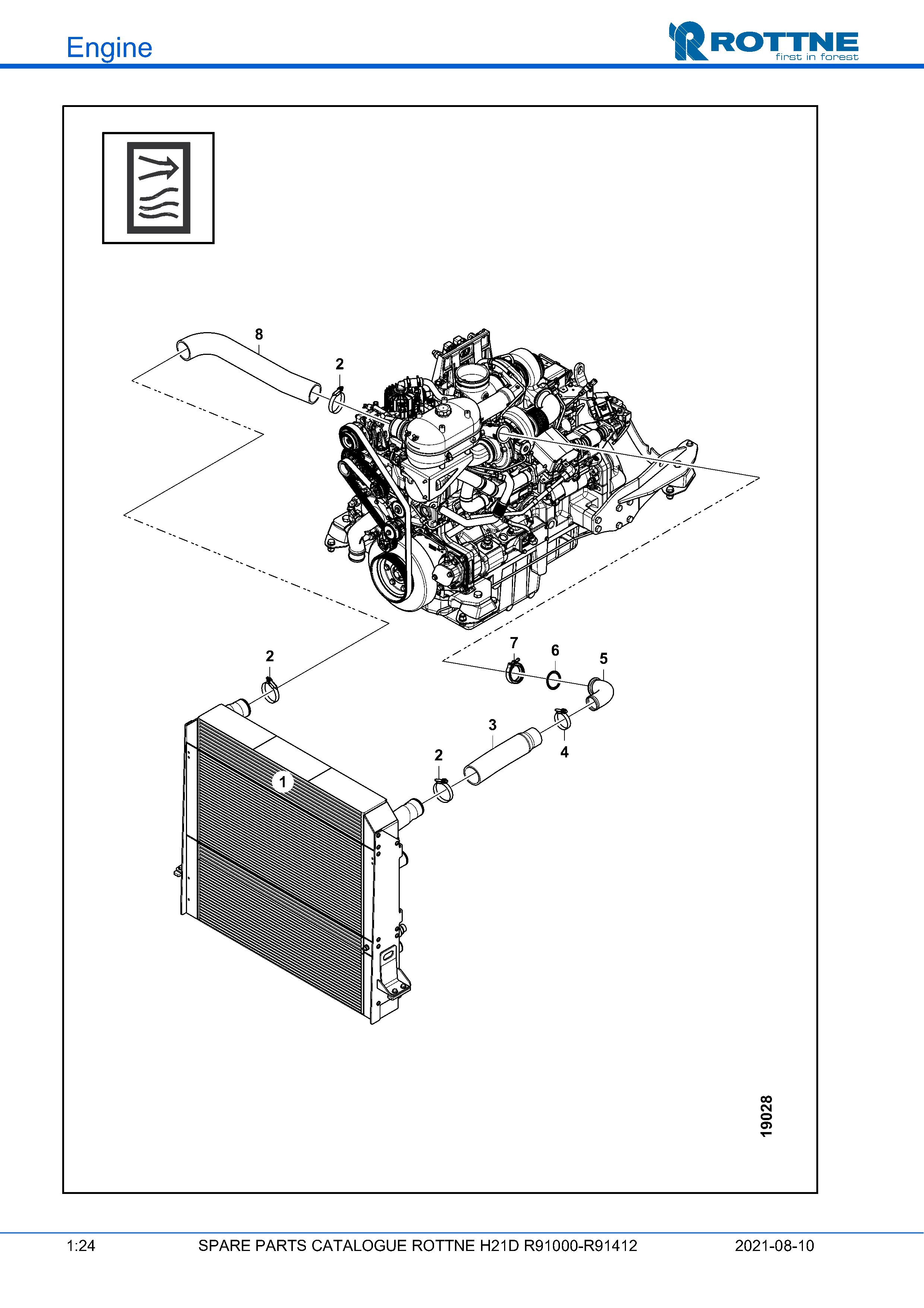 Охладитель наддувочного воздуха