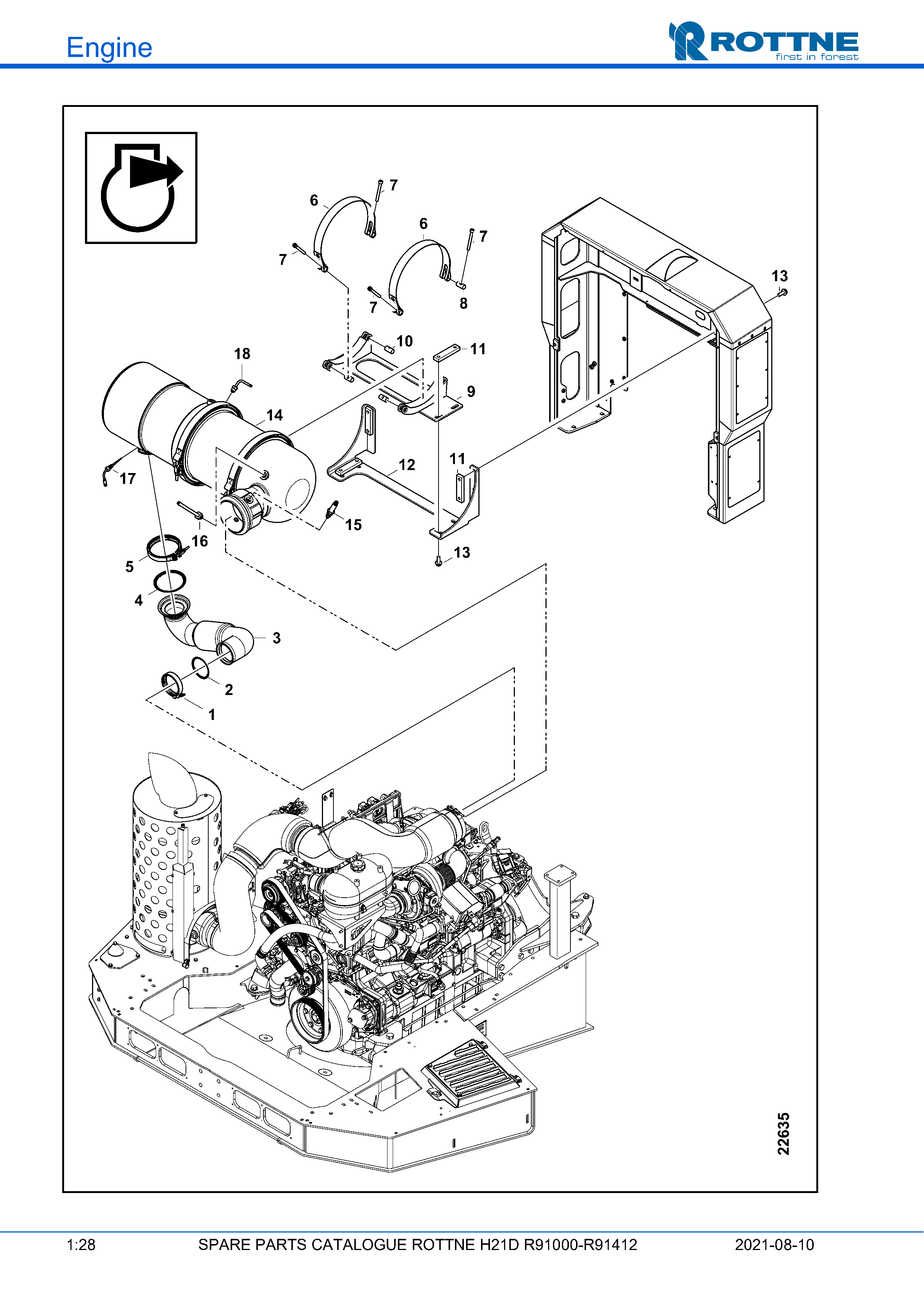 Сажевый фильтр (DPF), R91301-