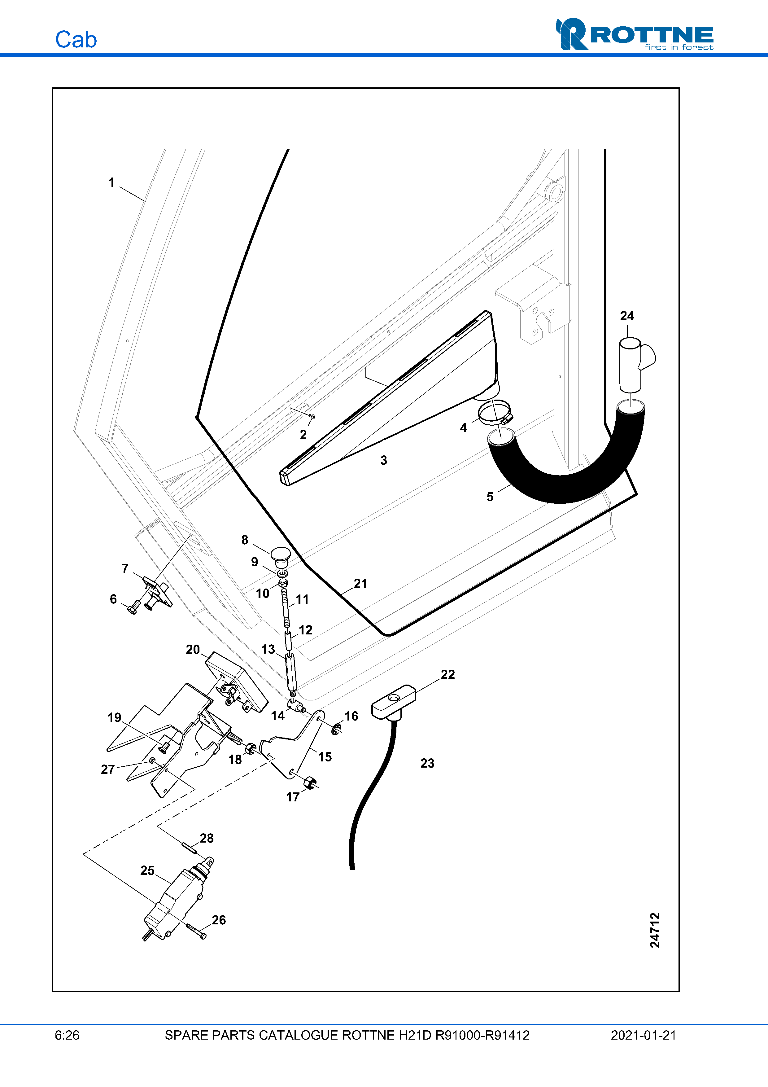 Дверь, правая, R91410-