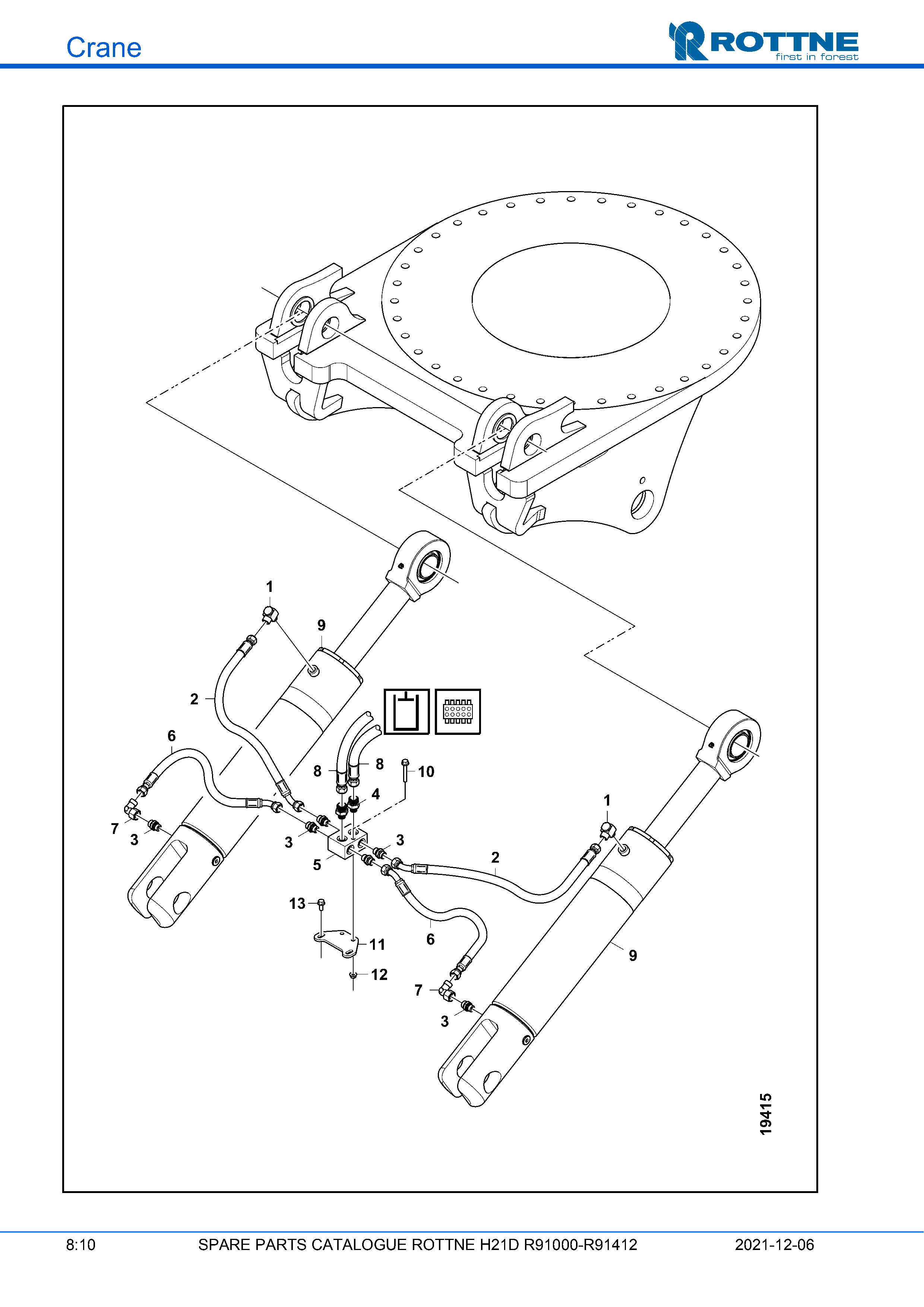 Наклон, шланги