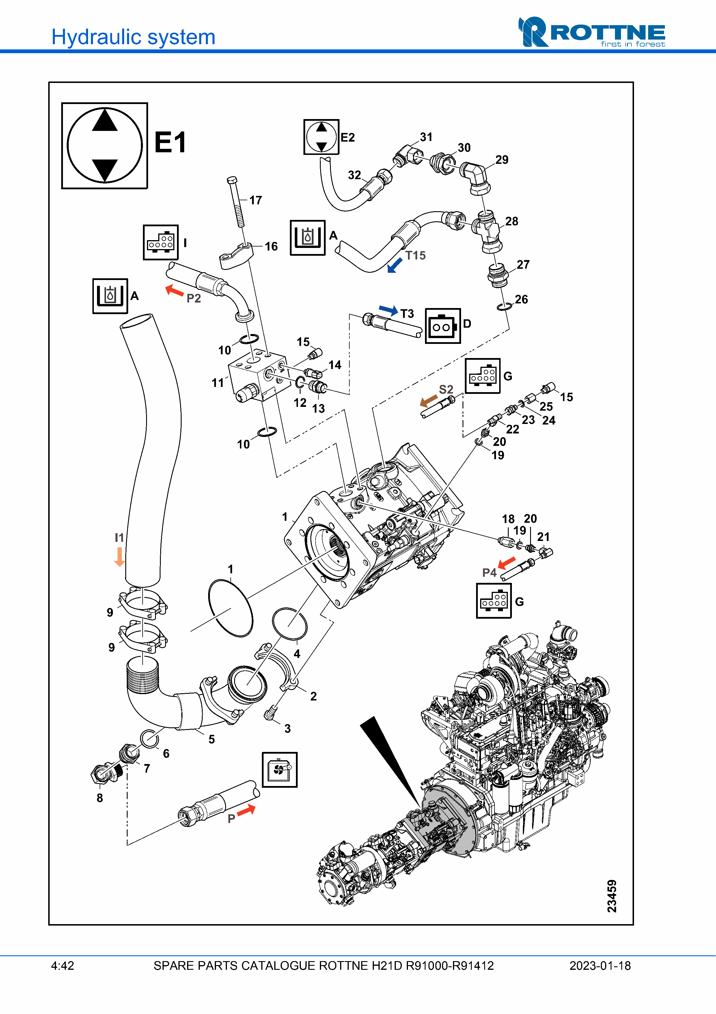 Rexroth A11V O210 "E1", R91301-