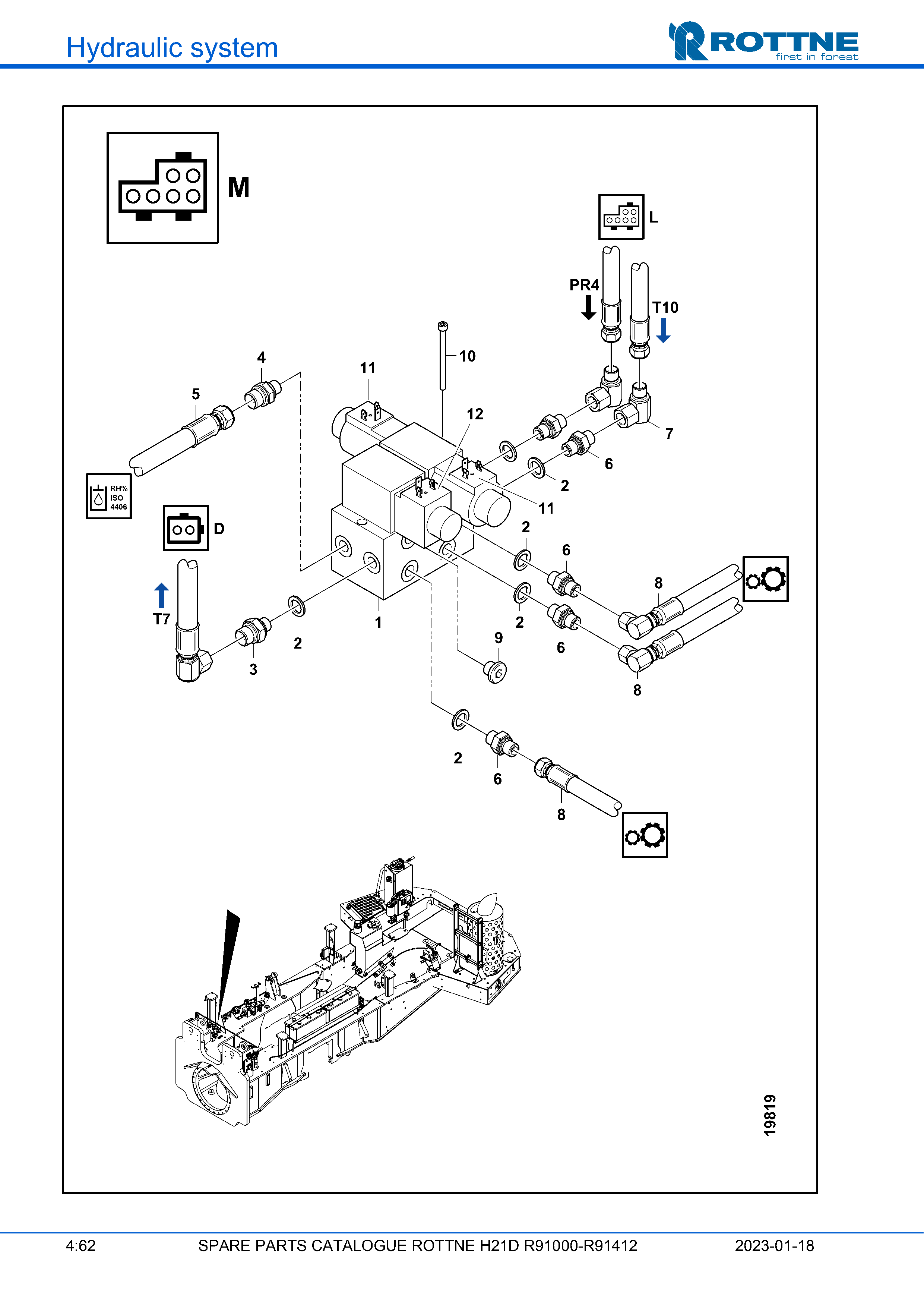 Соединения, демультипликатор "M"