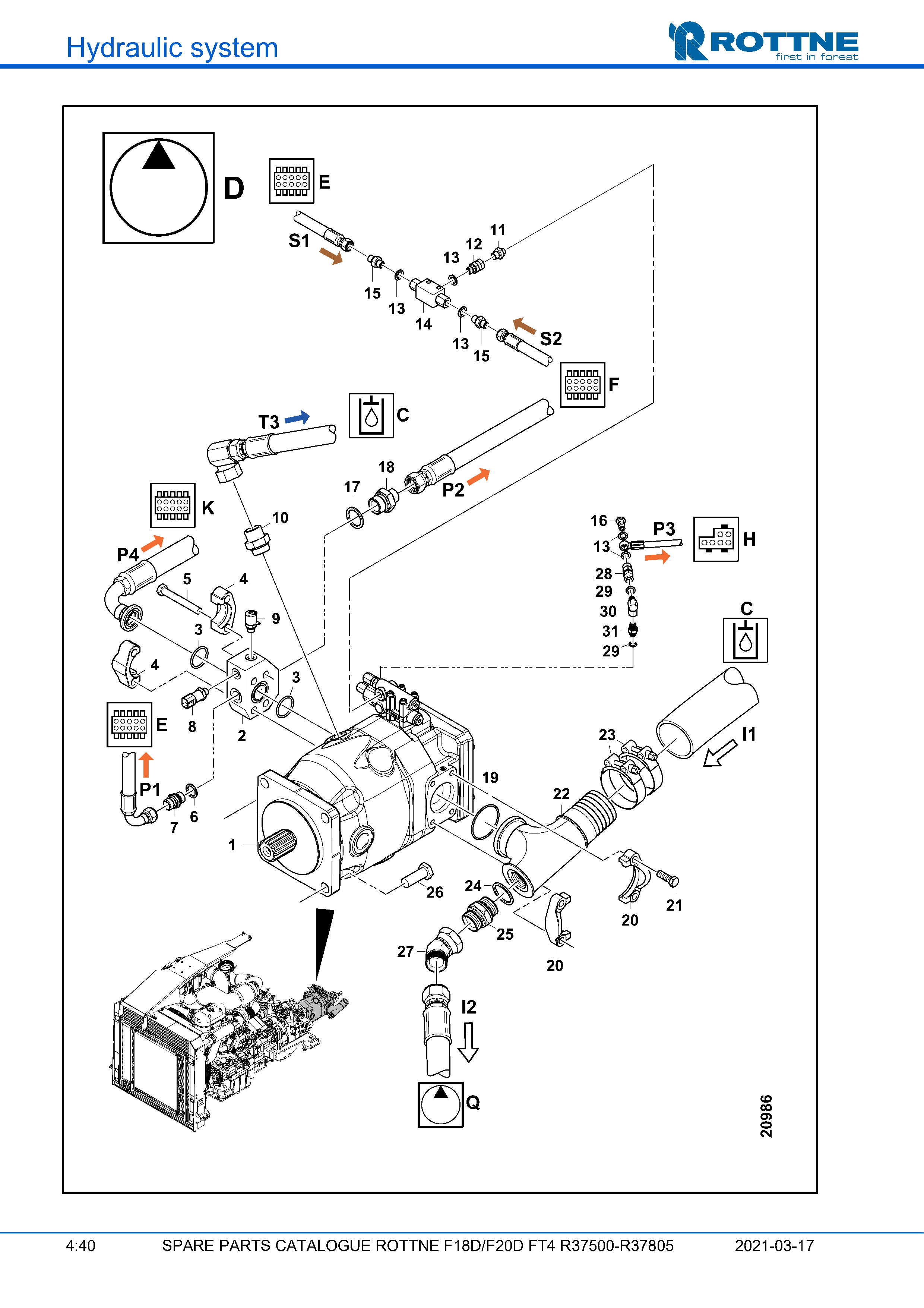 Гидронасос A10VO 180
