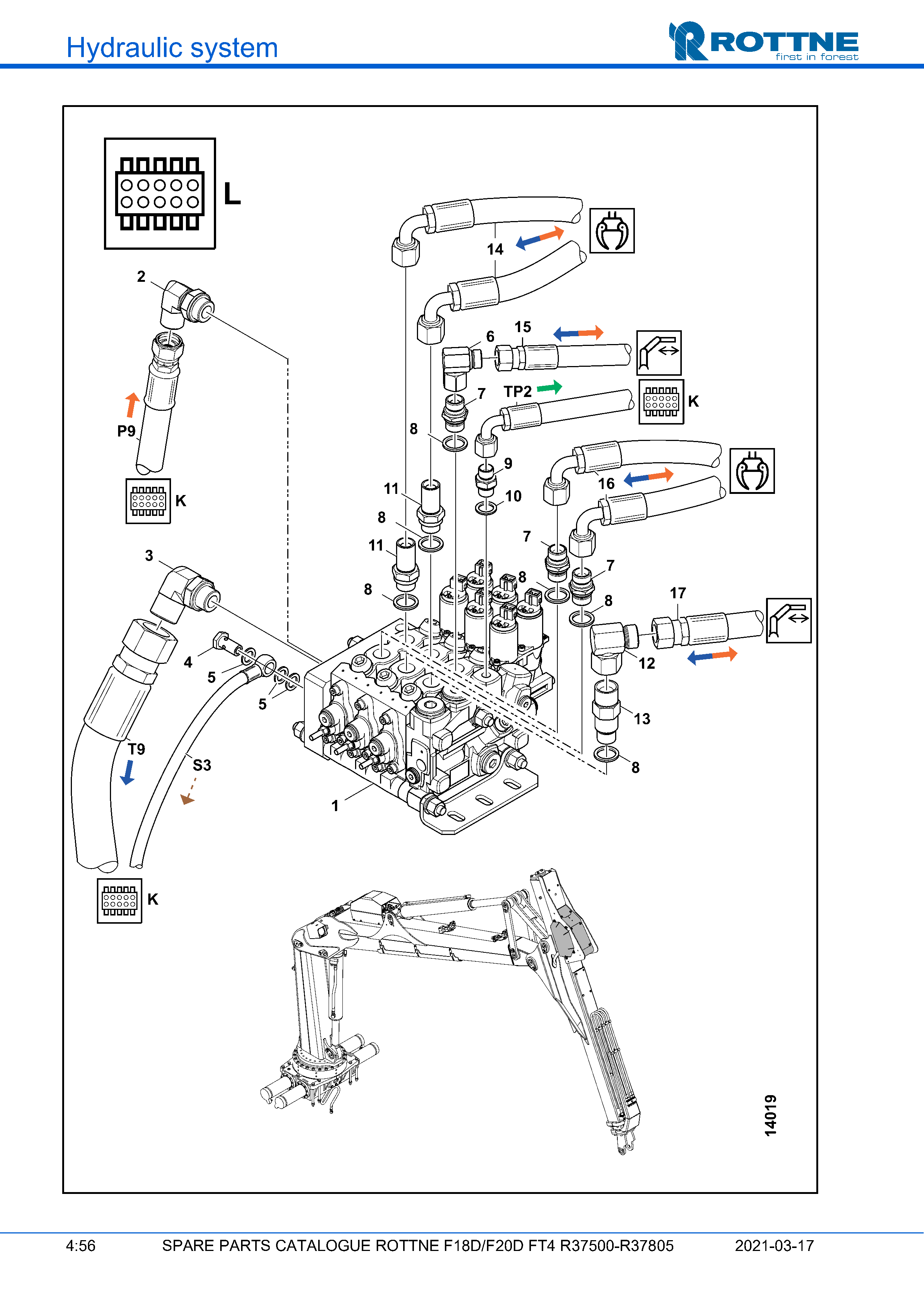 Стрела вылета (L90LS) "L"