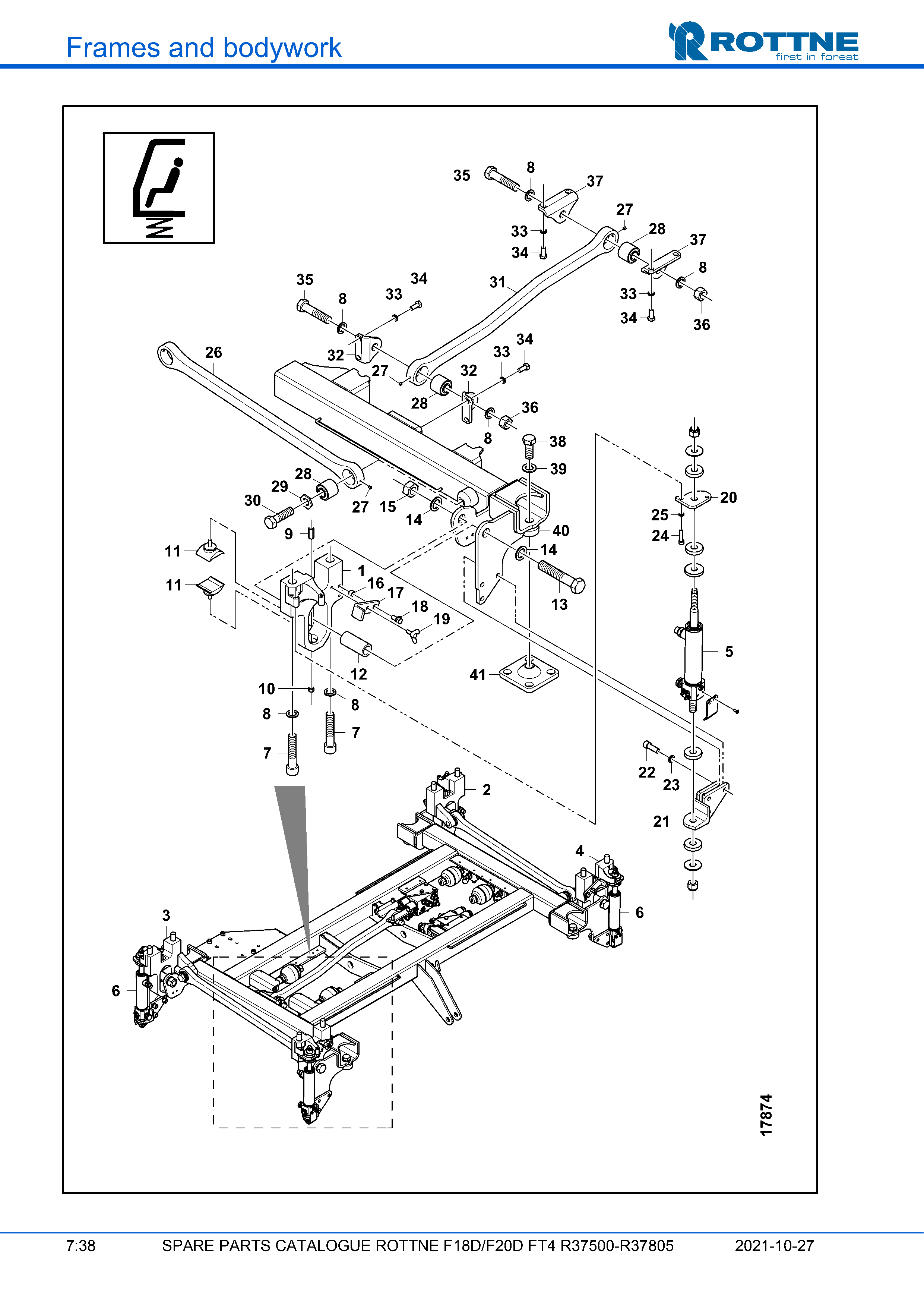Подвеска кабины (Comfort Line)