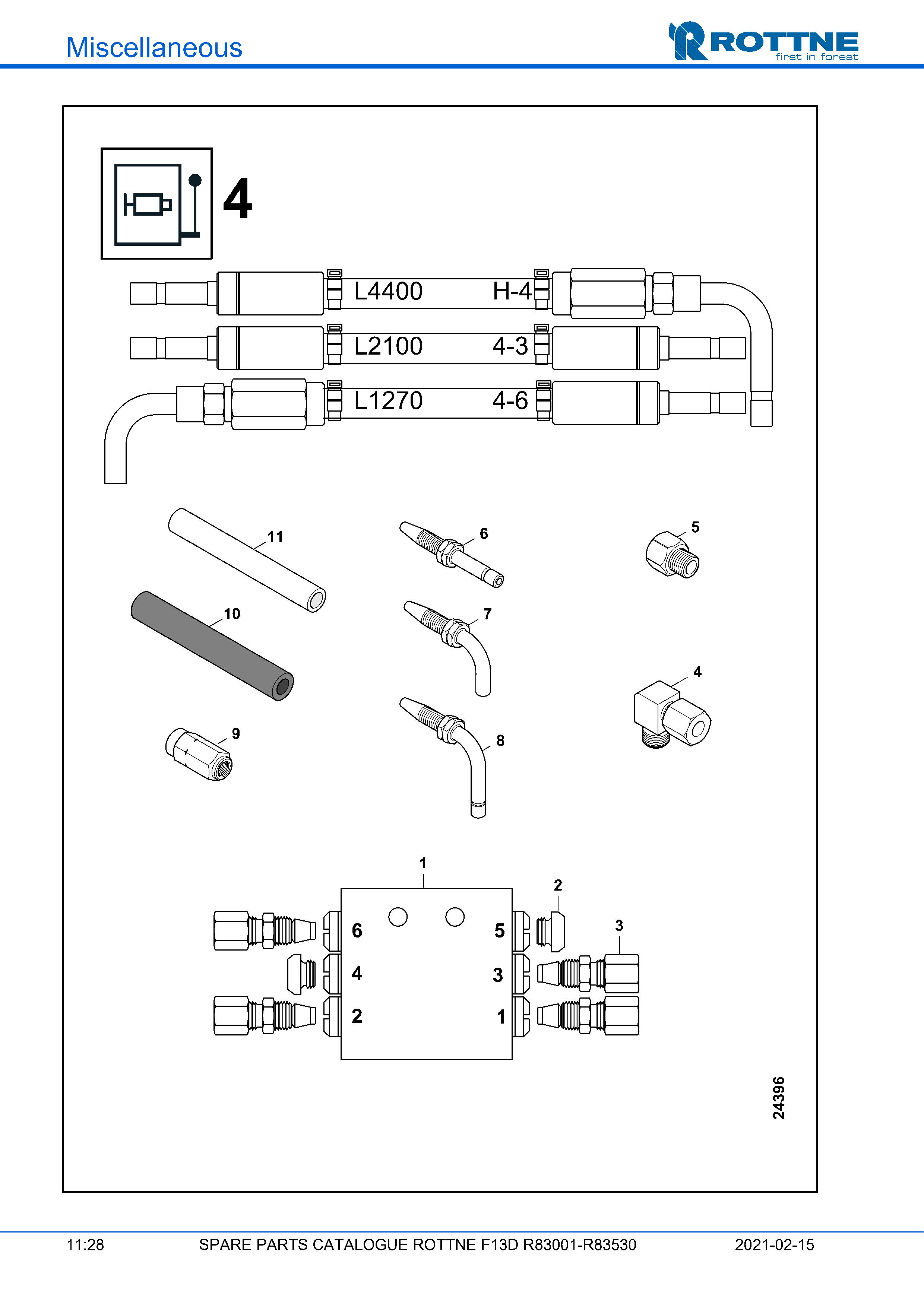 Блок смазки 4 (F13D R83001–R83530, 2021-02-15)