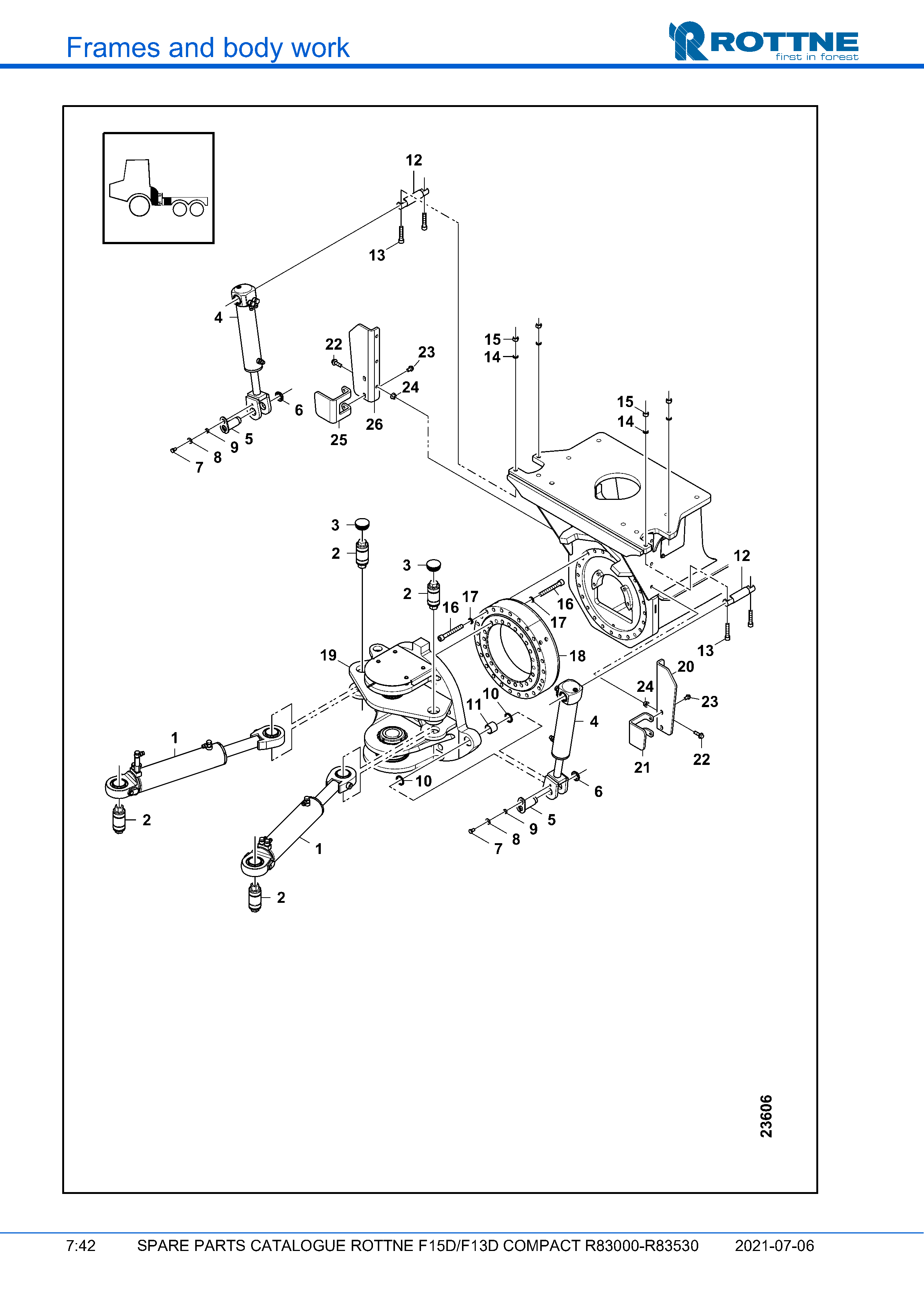 Цилиндры и шаровой поворотный круг (F15D/F13D COMPACT R83000–R83530, 2021-07-06, 722358)