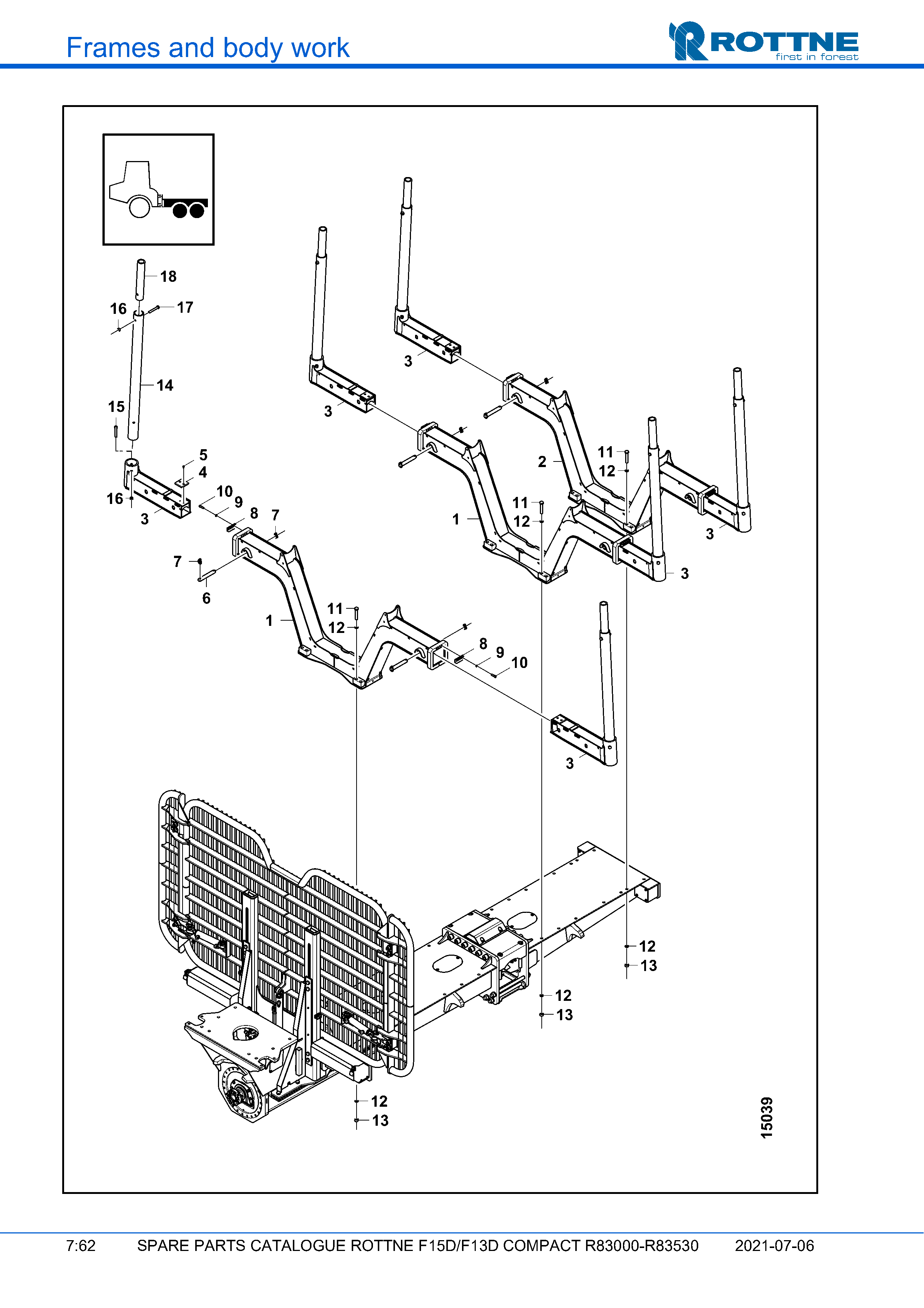 Ложементы, Wide Load (F15D/F13D COMPACT R83000–R83530, 2021-07-06, 722358)