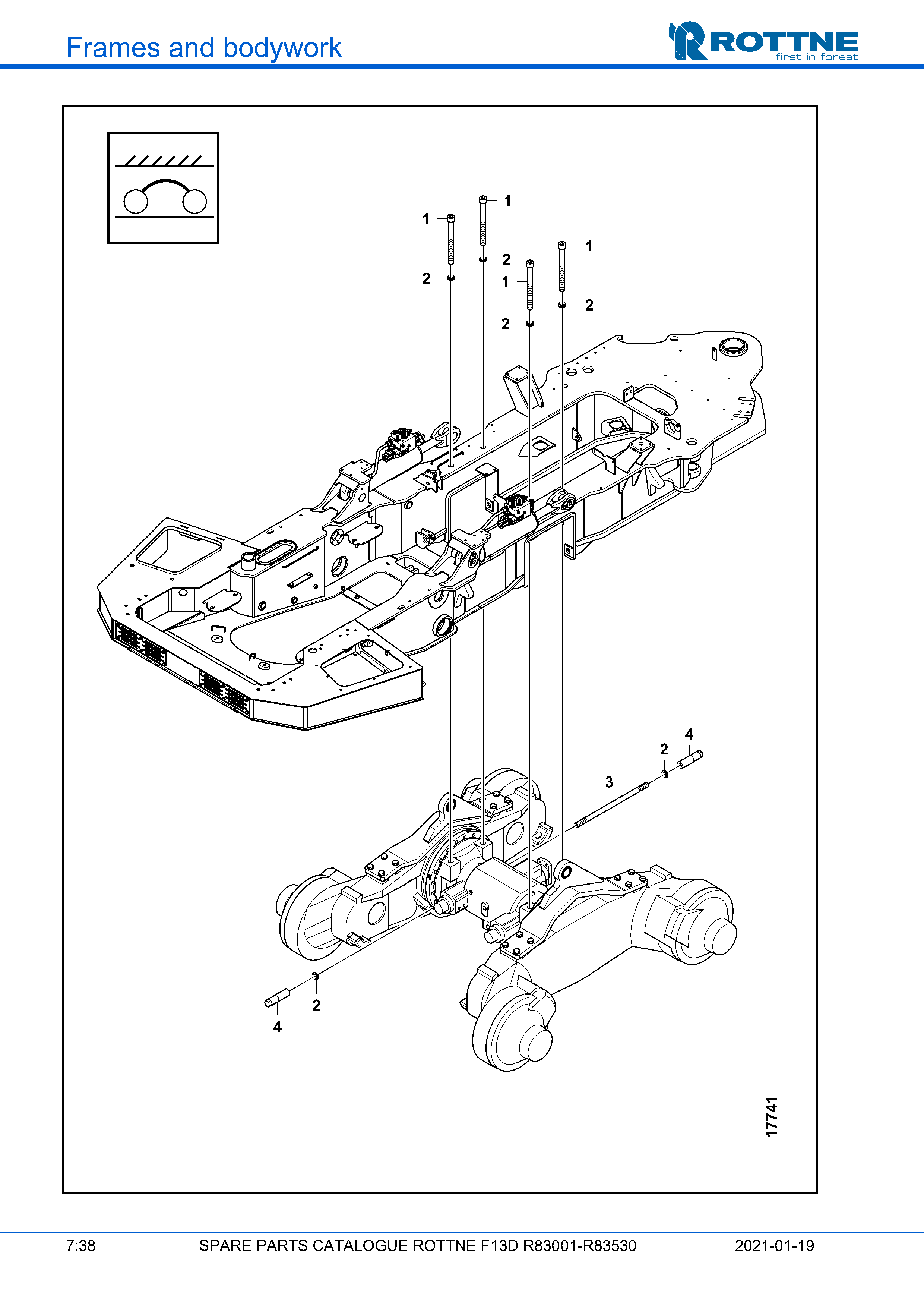Балансир, крепление (F13D R83001–R83530, 2021-01-19)