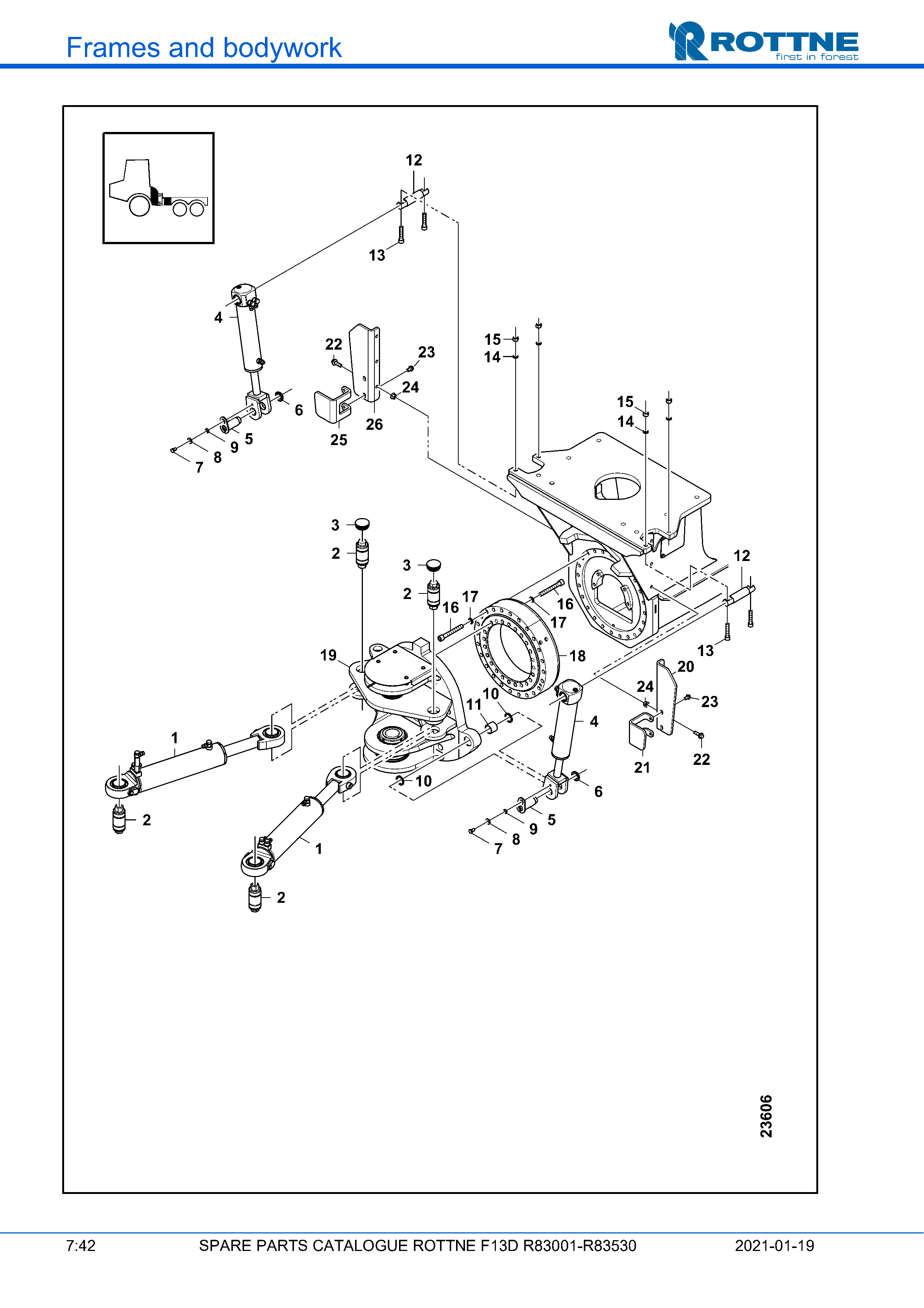 Цилиндры и шаровой поворотный круг (F13D R83001–R83530, 2021-01-19)