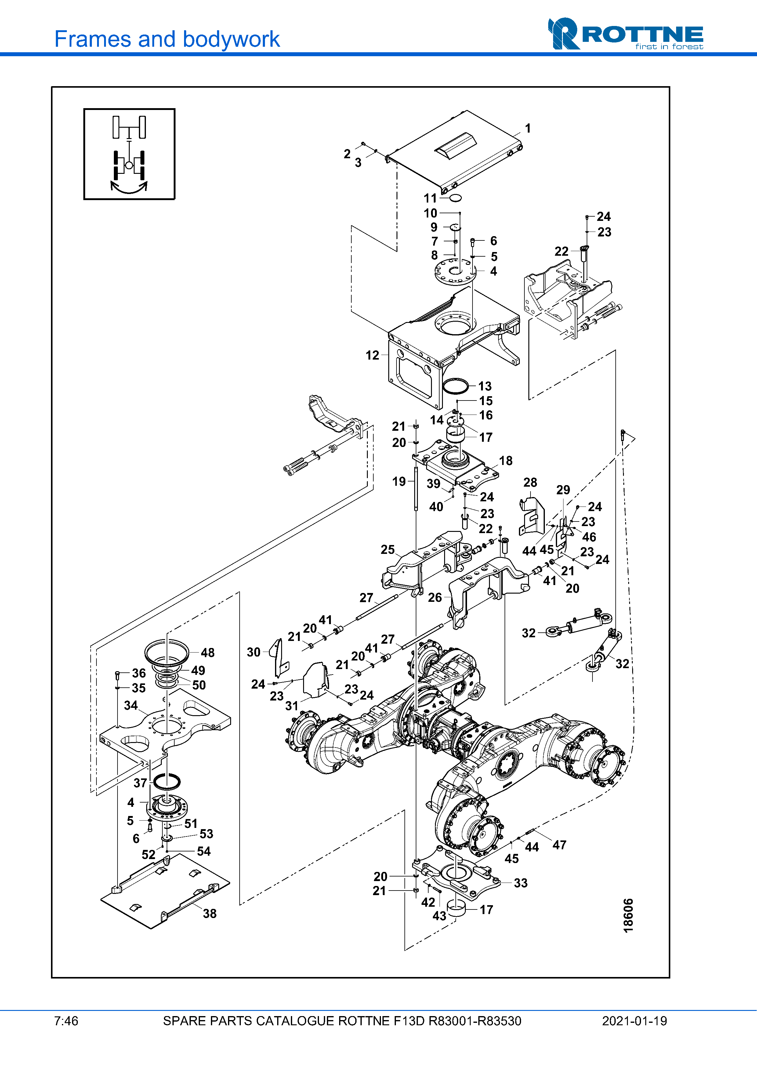 Управление сочленённой секцией (F13D R83001–R83530, 2021-01-19)