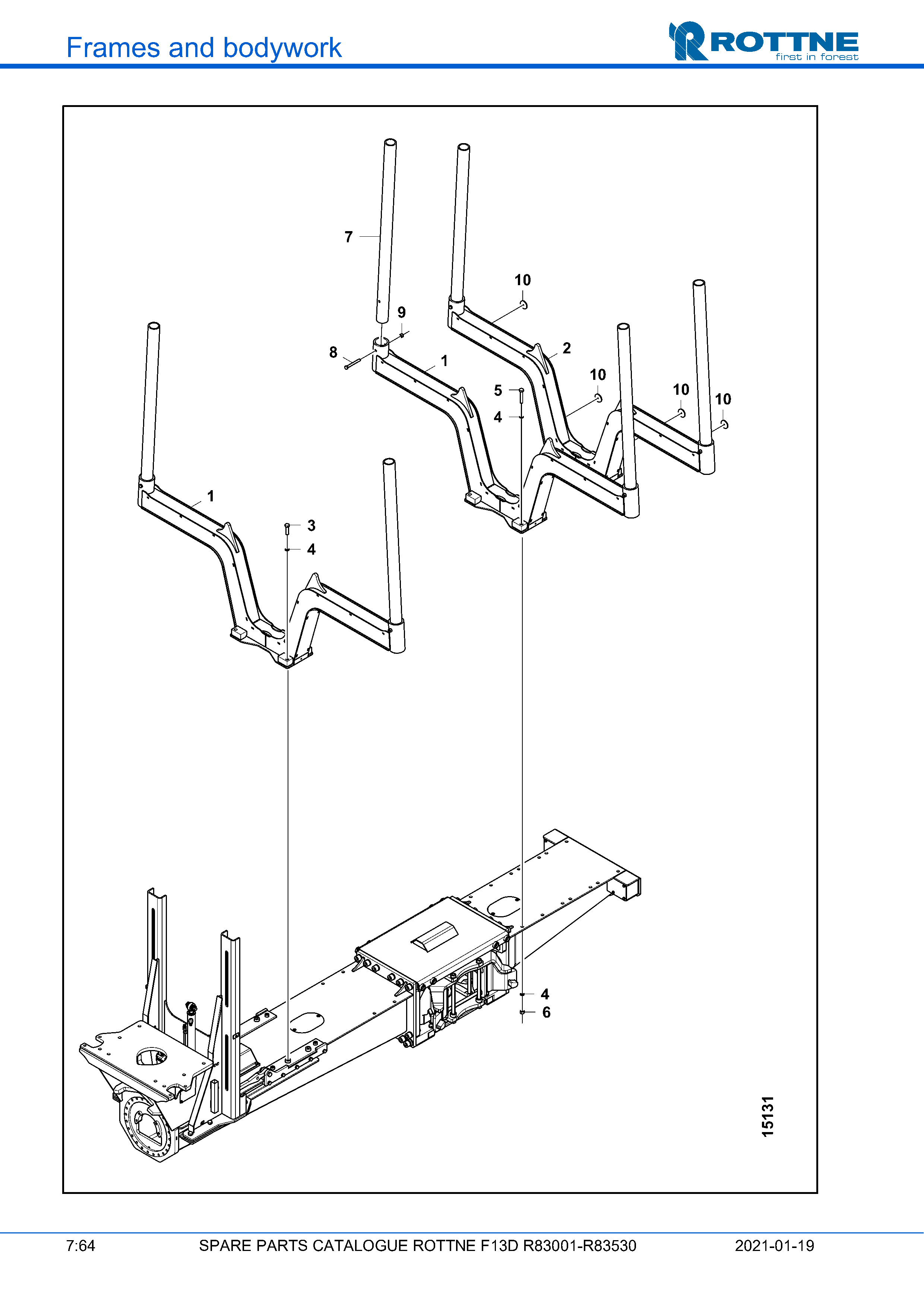Койки (F13D R83001–R83530, 2021-01-19)