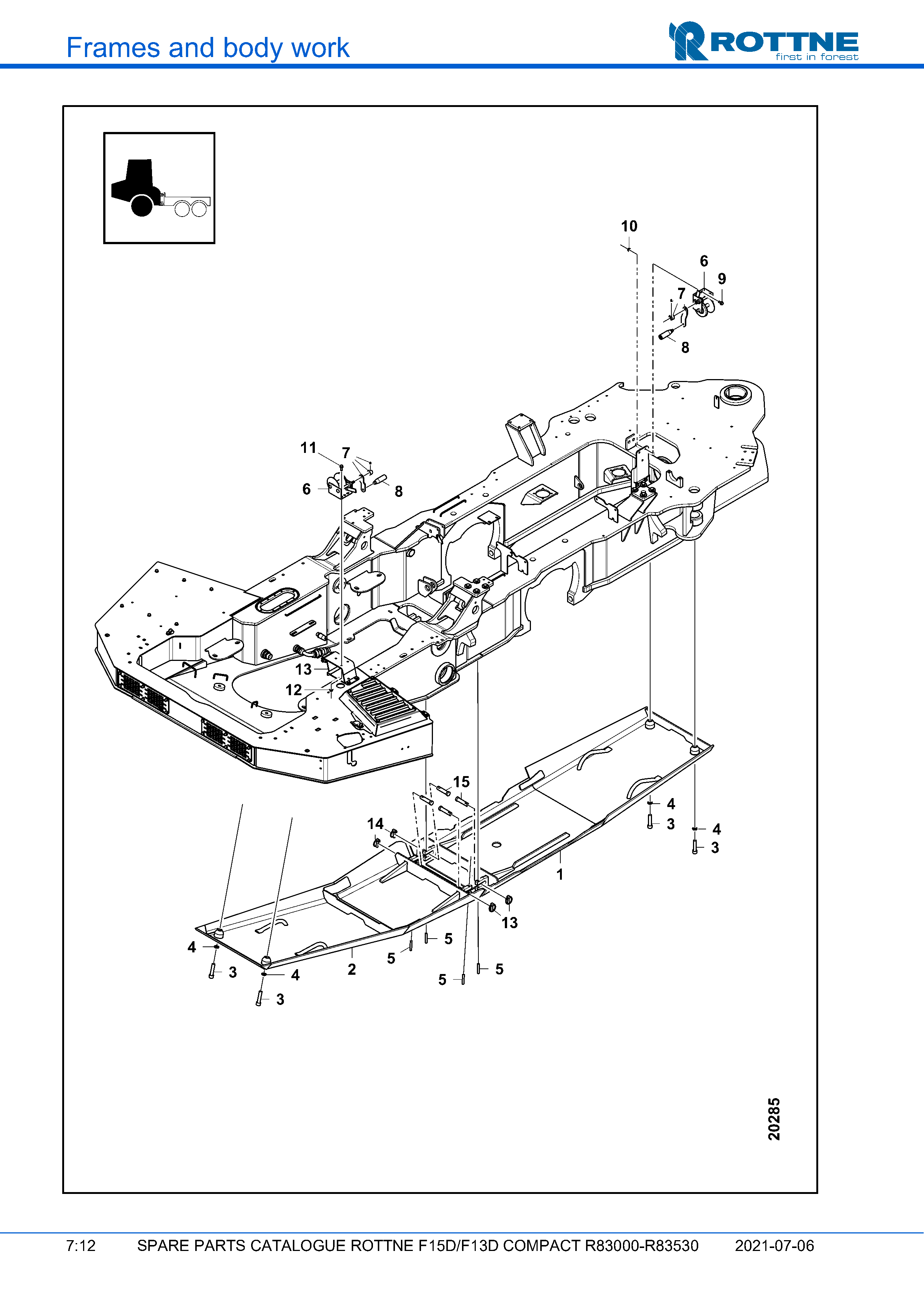 Листы защиты днища (F15D/F13D COMPACT R83000–R83530, 2021-07-06, 722360)