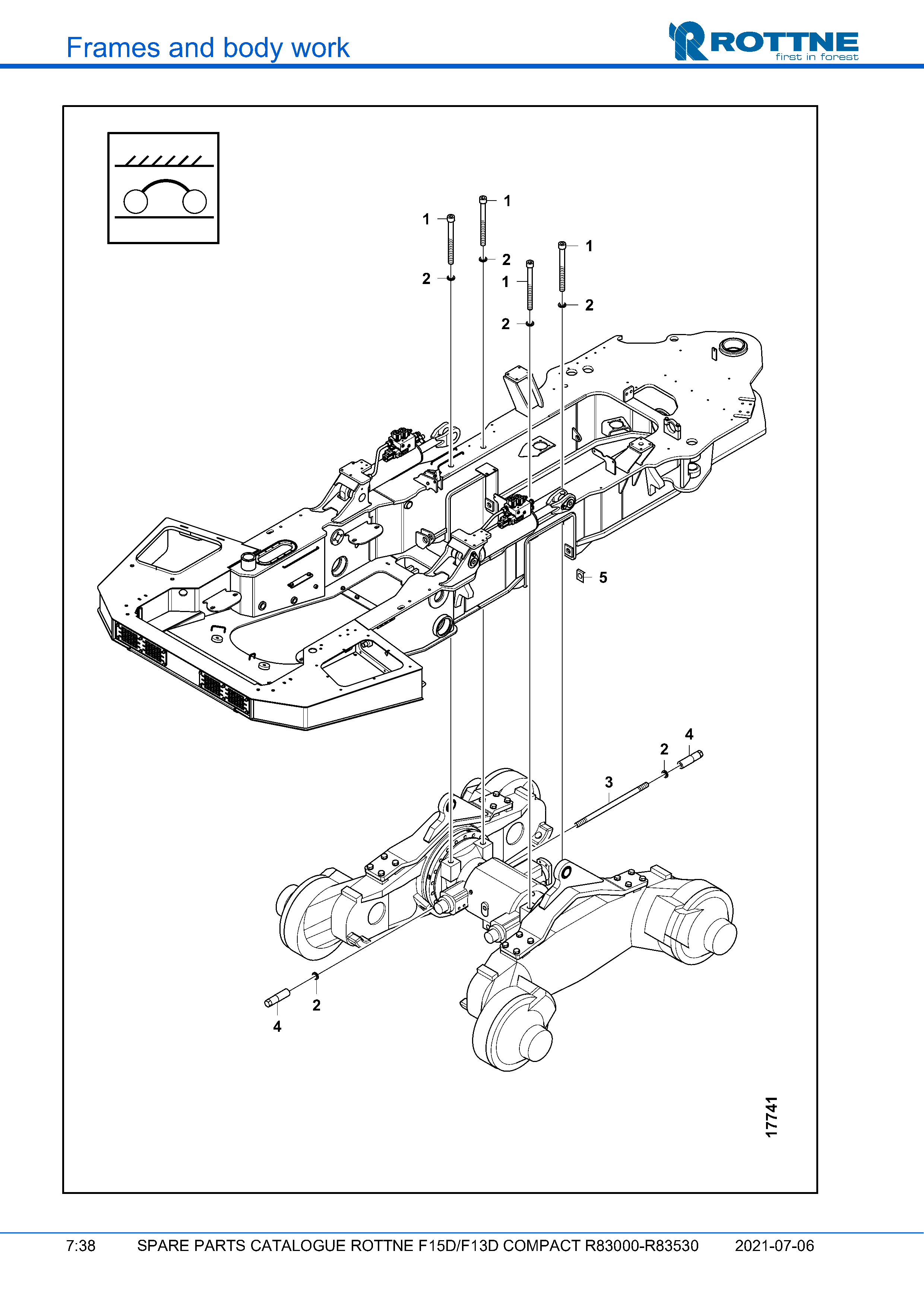 Балансир, крепление (F15D/F13D COMPACT R83000–R83530, 2021-07-06, 722360)