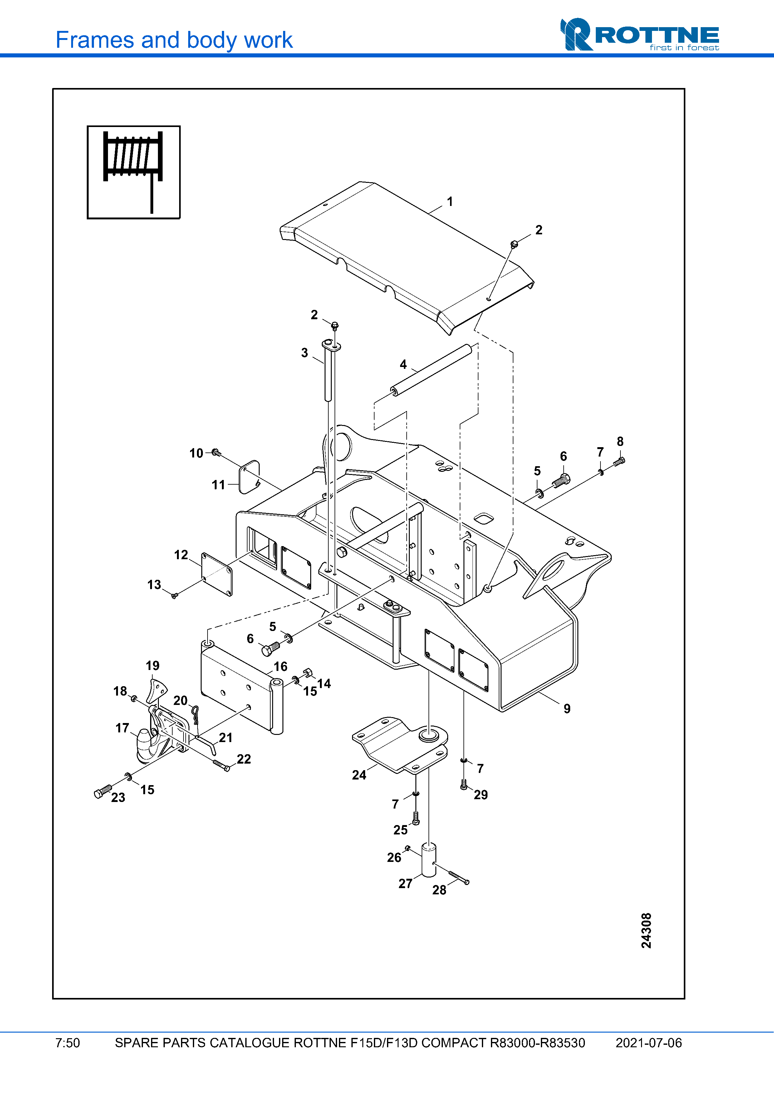 Лебёдка (F15D/F13D COMPACT R83000–R83530, 2021-07-06, 722360)