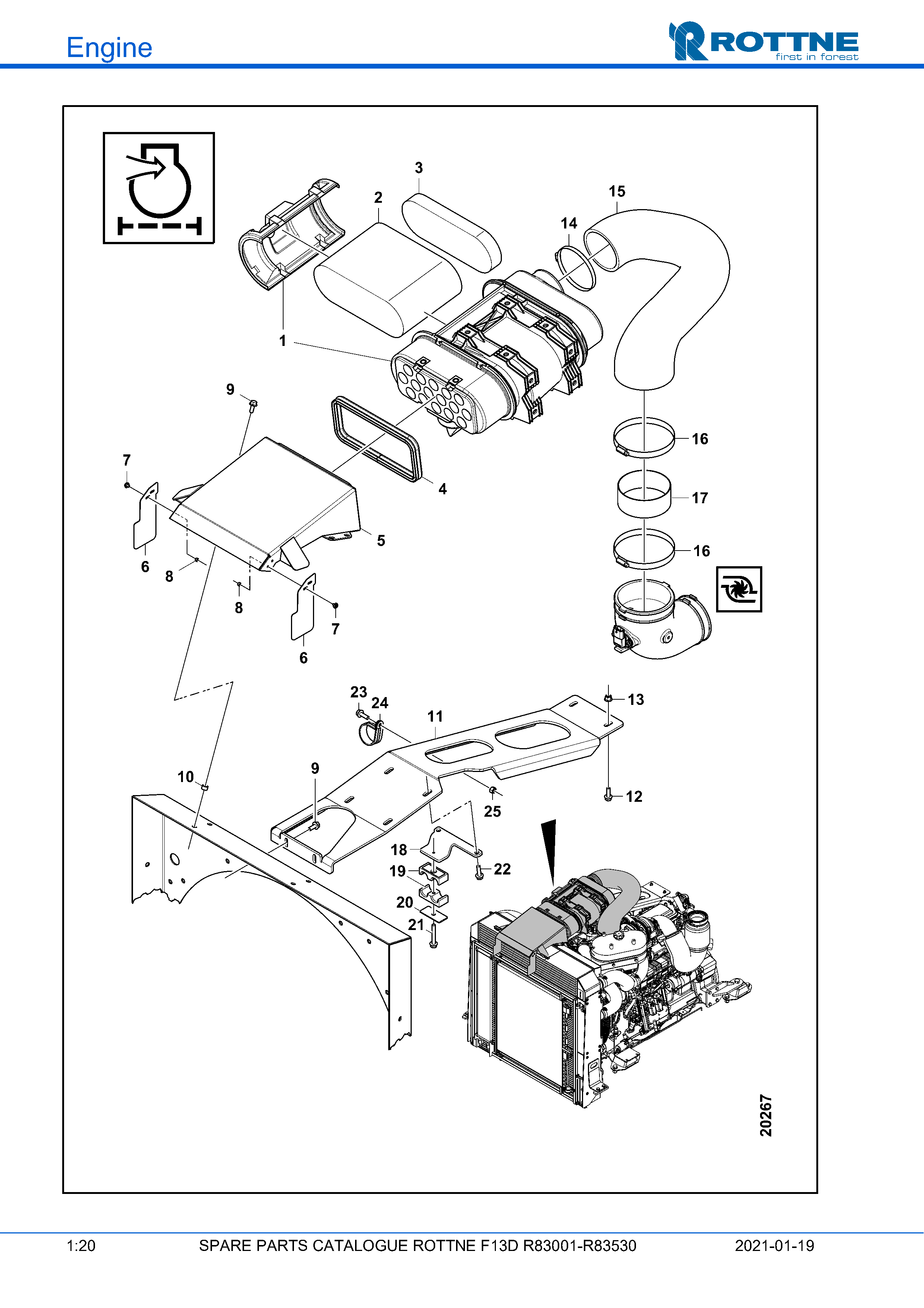 Воздухоочиститель (F13D R83001–R83530, 2021-01-19)