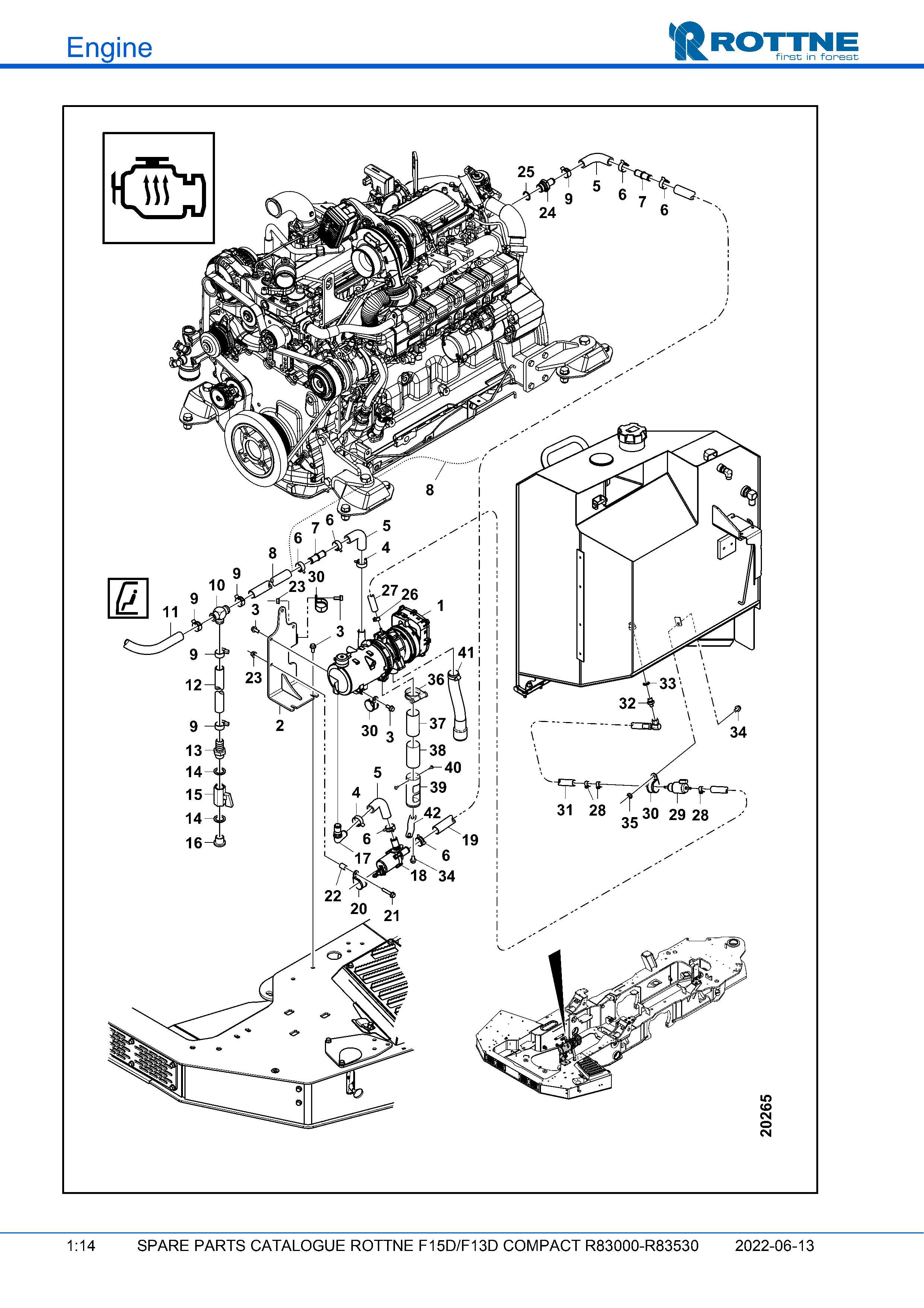 Подогреватель двигателя Thermo PRO 90 (F15D/F13D COMPACT R83000–R83530, 2022-06-13)