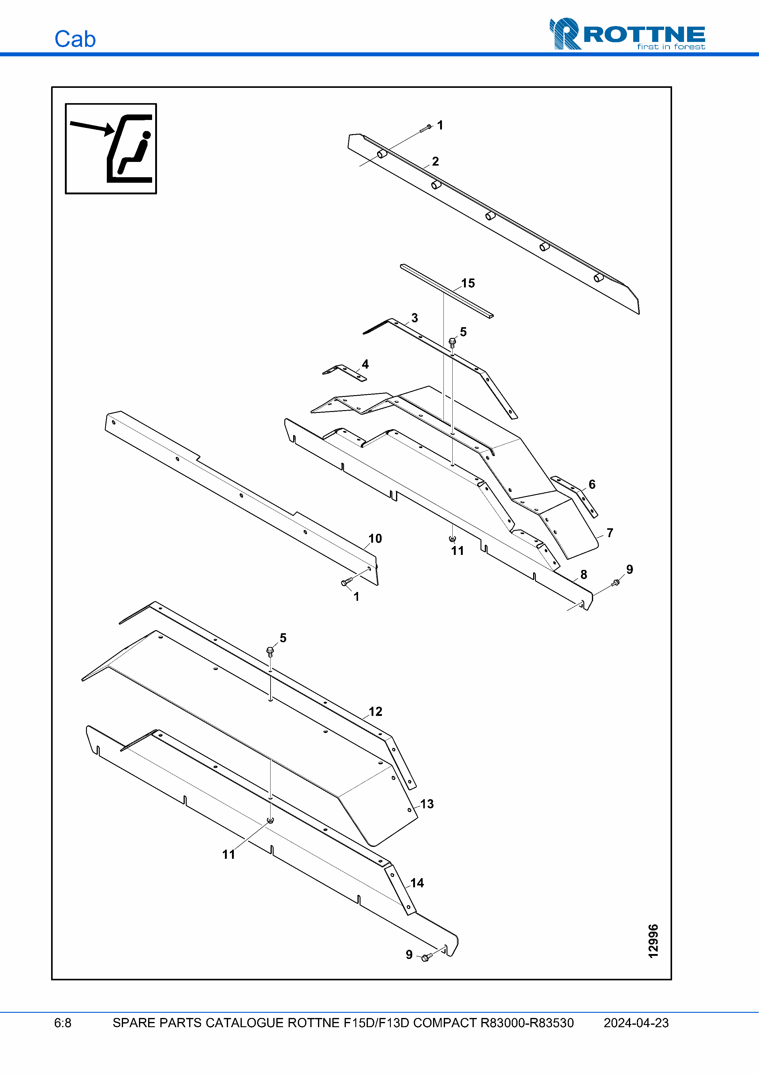 Окна, накладные пластины (F15D/F13D COMPACT R83000–R83530, 2024-04-23)