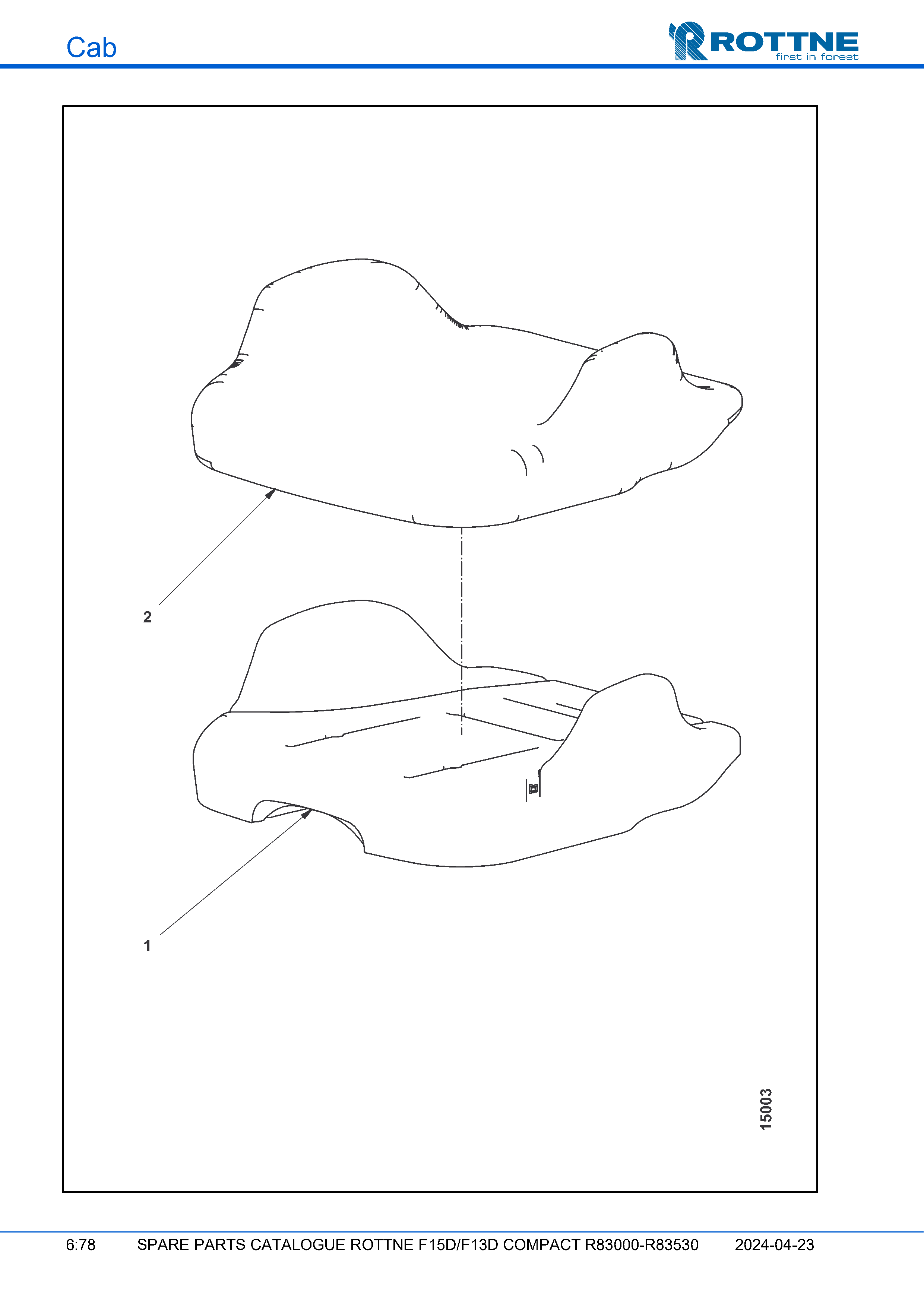 Подушка сиденья (F15D/F13D COMPACT R83000–R83530, 2024-04-23)