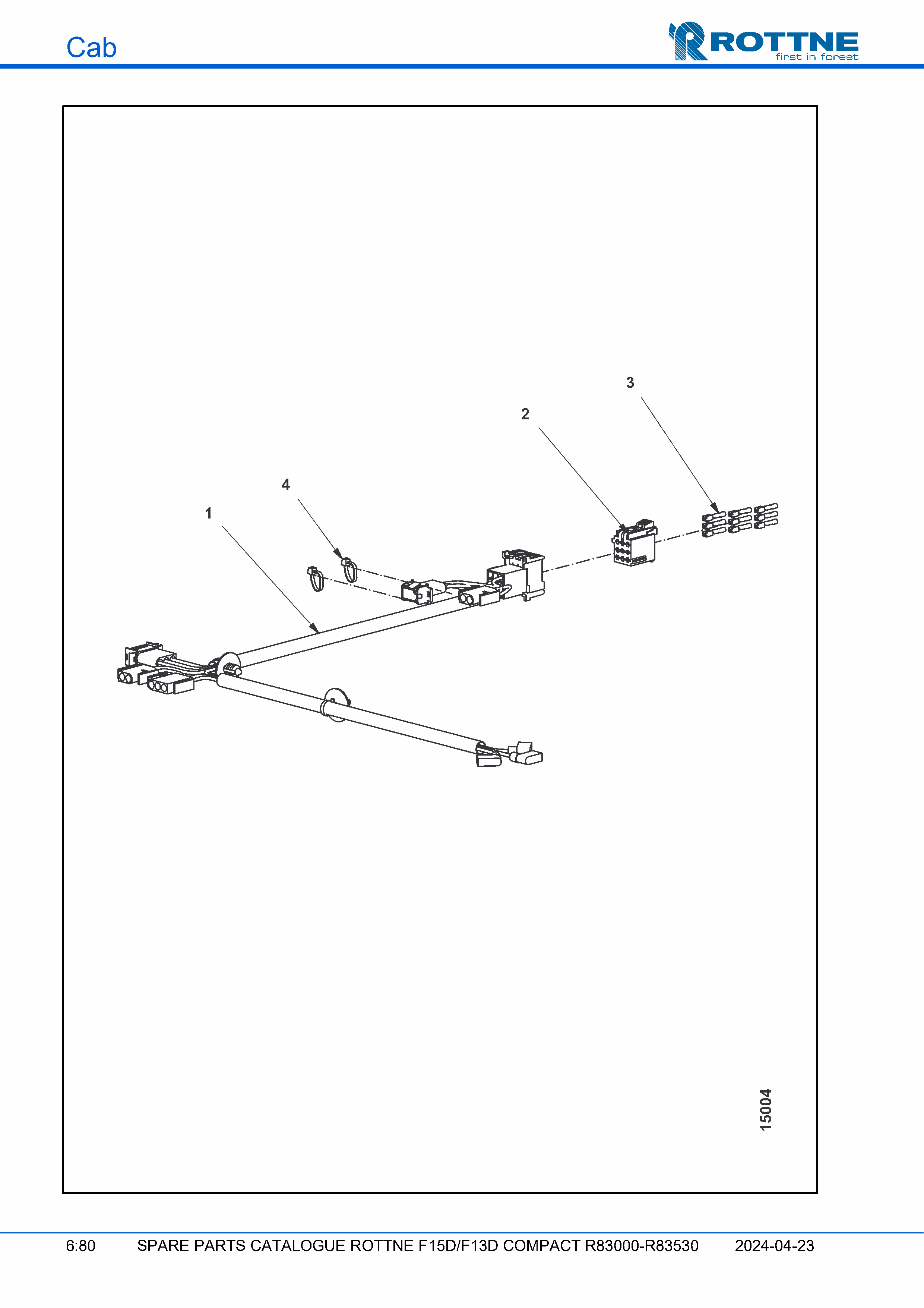 Электропроводка (F15D/F13D COMPACT R83000–R83530, 2024-04-23)