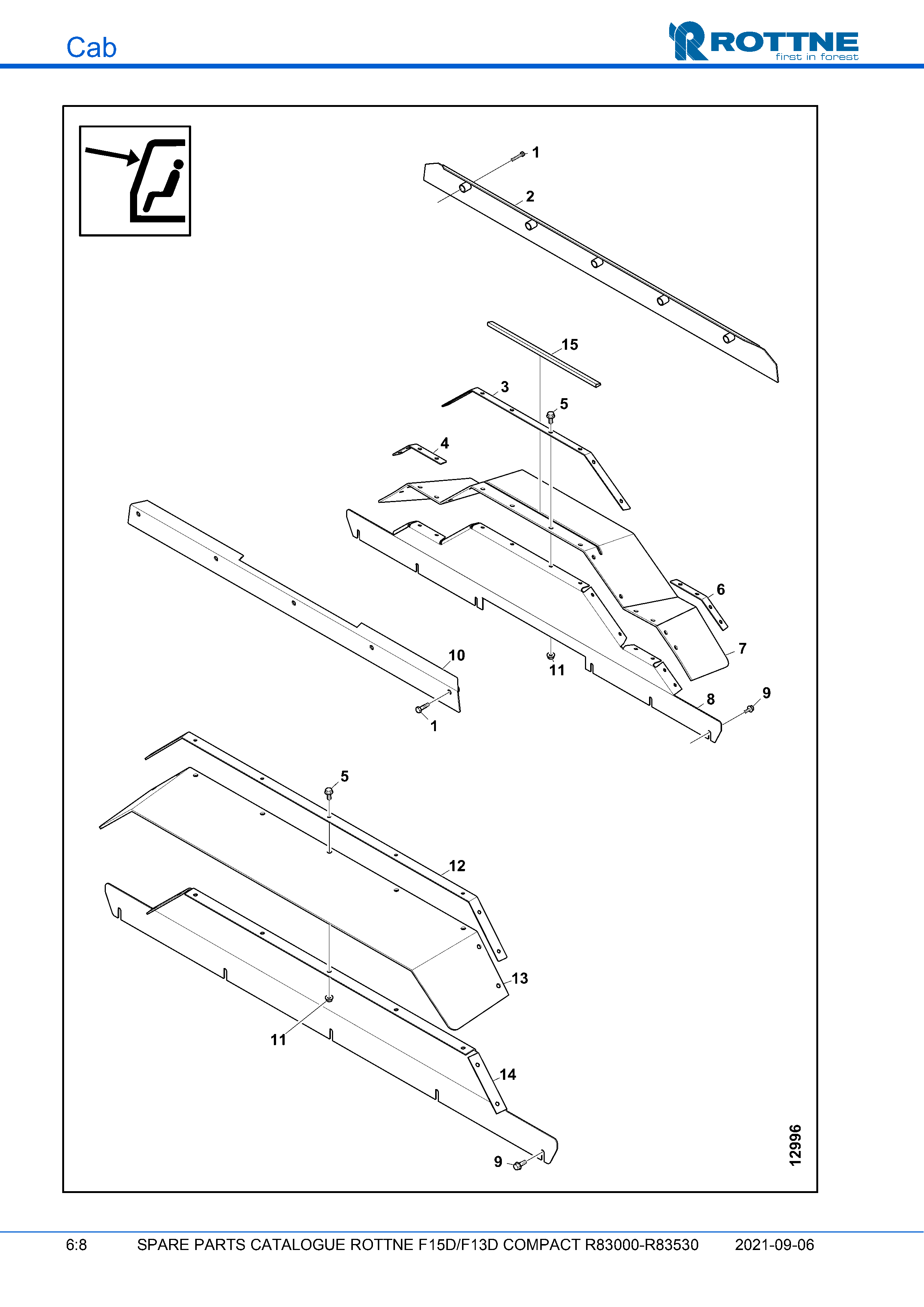 Окна, накладные пластины (F15D/F13D COMPACT R83000–R83530, 2021-09-06)