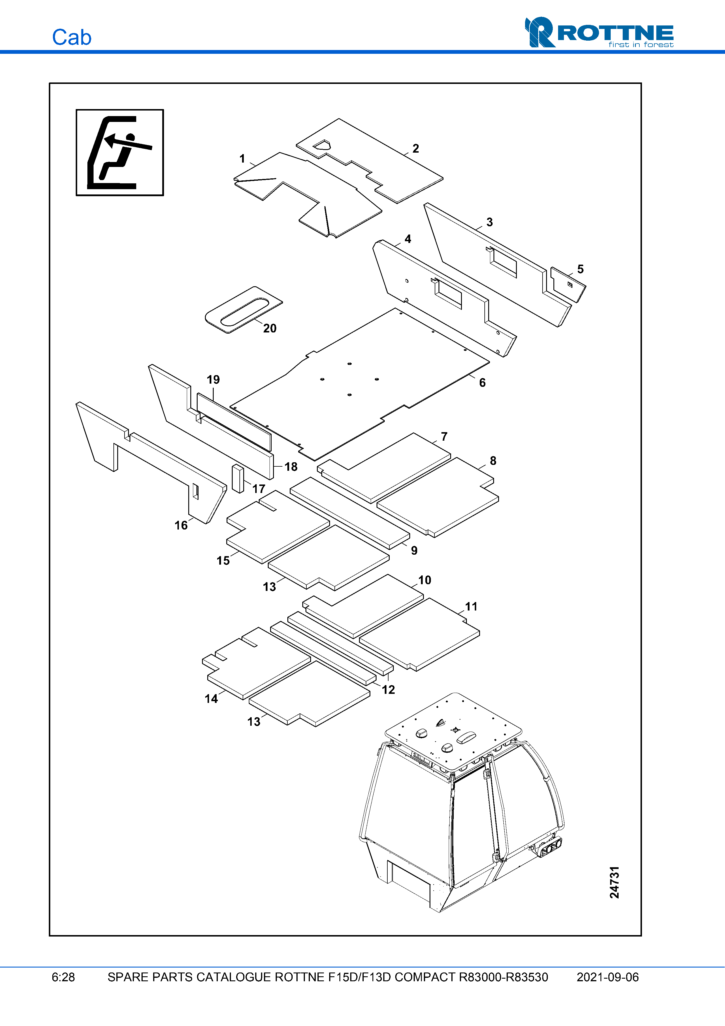 Изоляция (F15D/F13D COMPACT R83000–R83530, 2021-09-06)