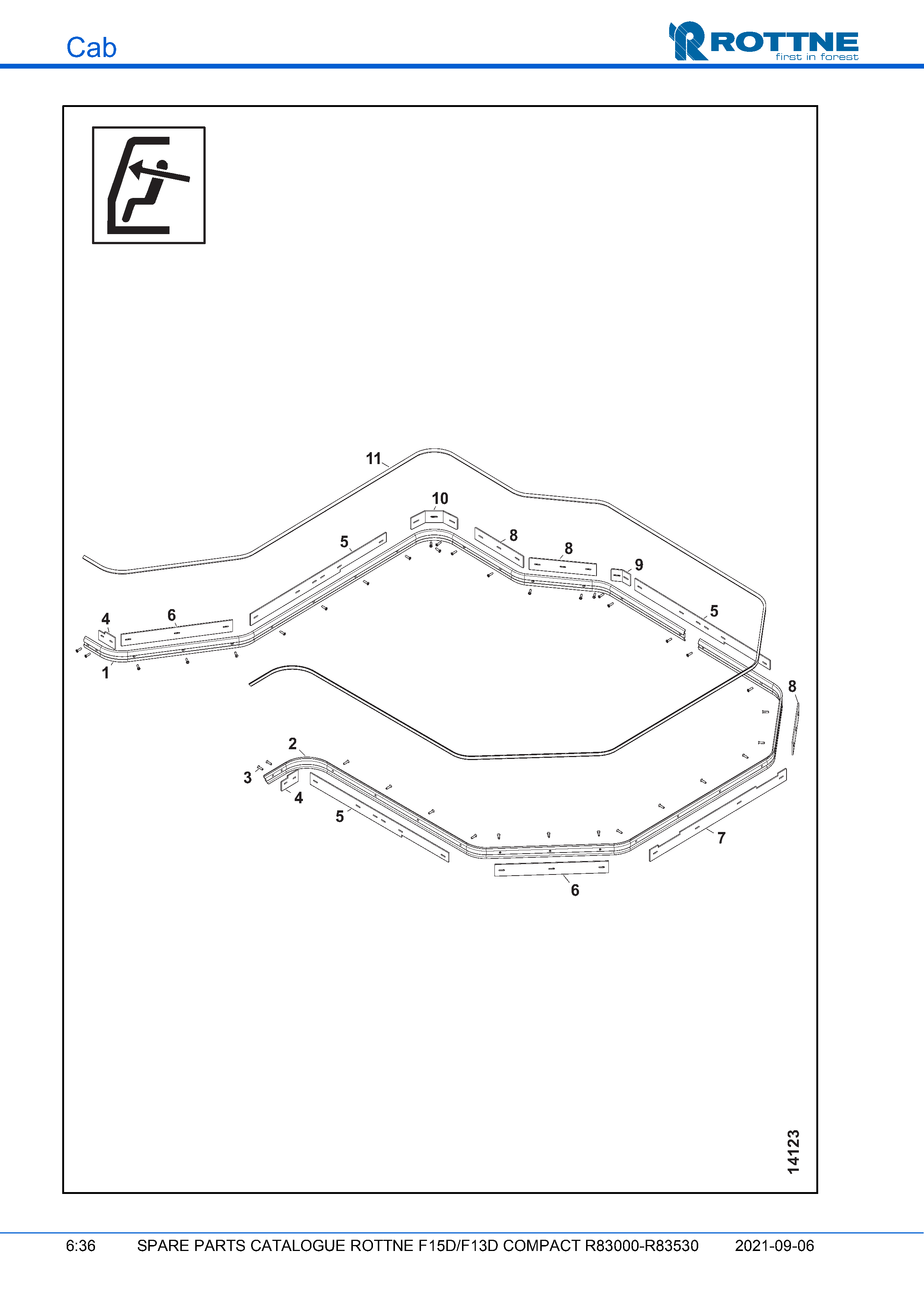Накладка, панели (F15D/F13D COMPACT R83000–R83530, 2021-09-06)