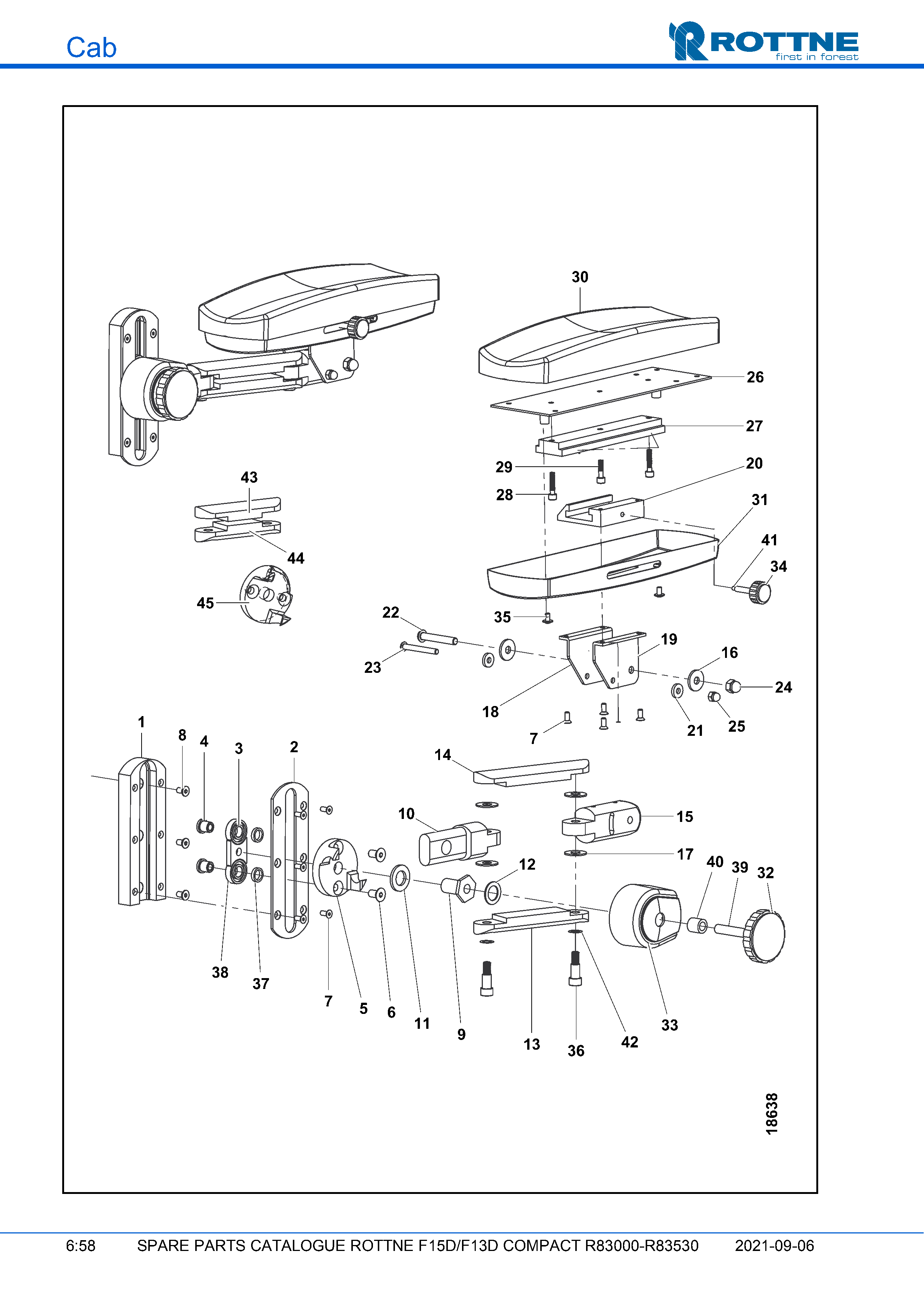 Подлокотник Armflex E 120/80 мм (F15D/F13D COMPACT R83000–R83530, 2021-09-06)
