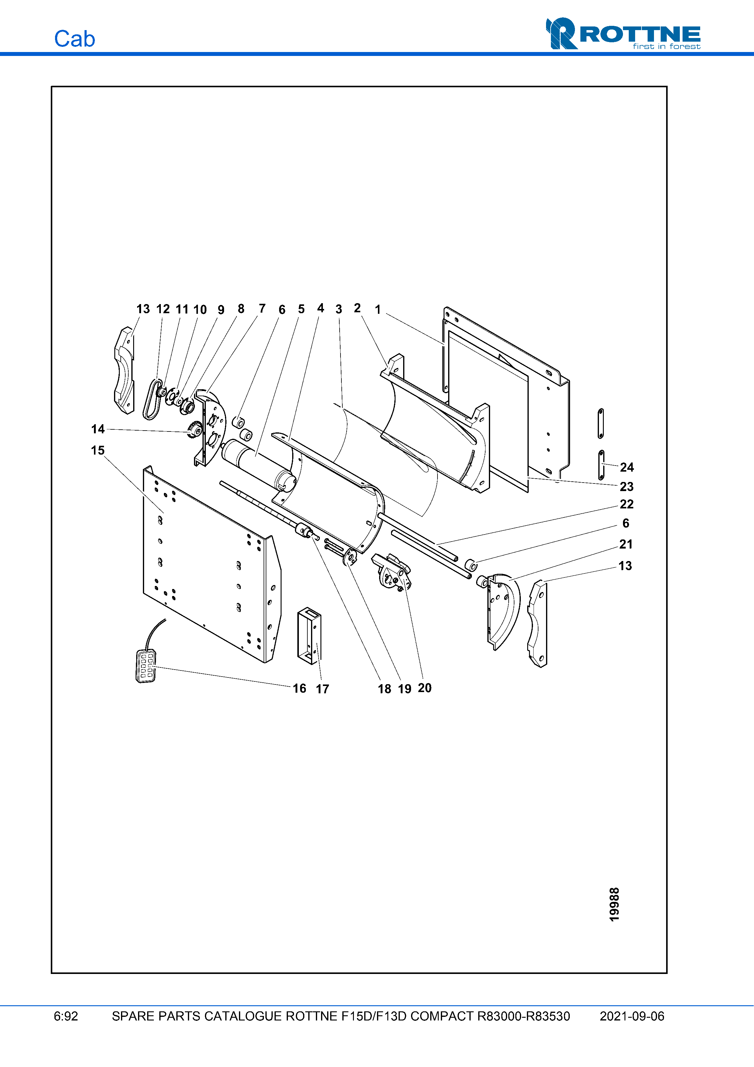 S/S Tilt, доп. оборудование (F15D/F13D COMPACT R83000–R83530, 2021-09-06)
