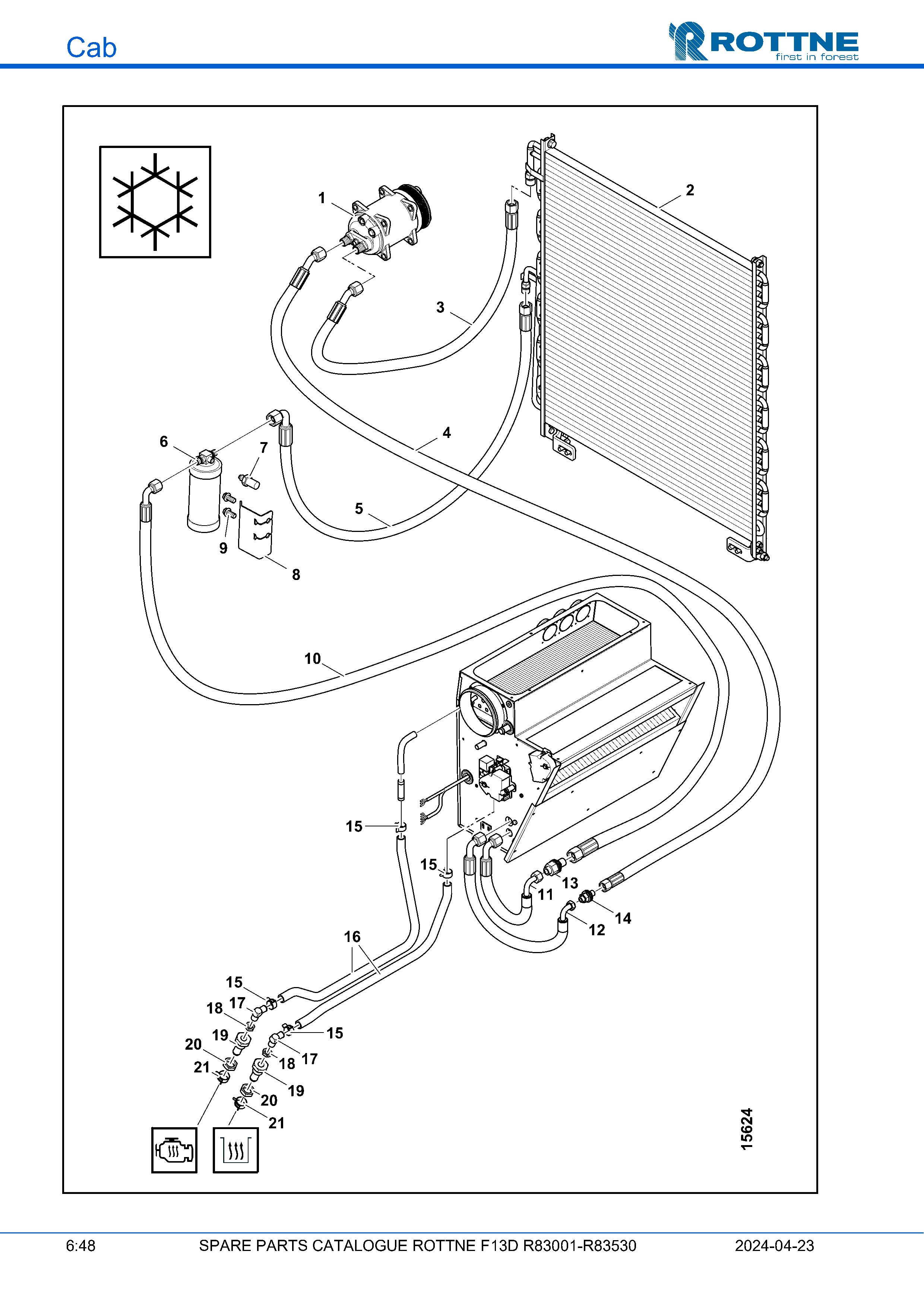 Шланги кондиционера (F13D R83001–R83530, 2024-04-23)