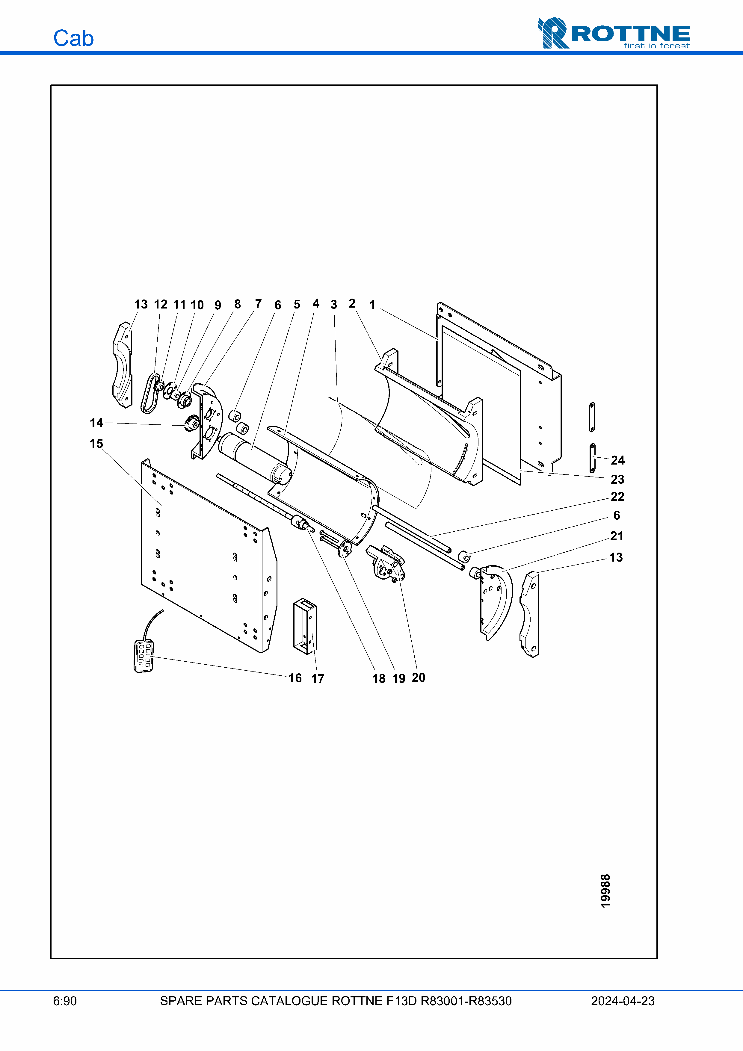 S/S Tilt, доп. оборудование (F13D R83001–R83530, 2024-04-23)