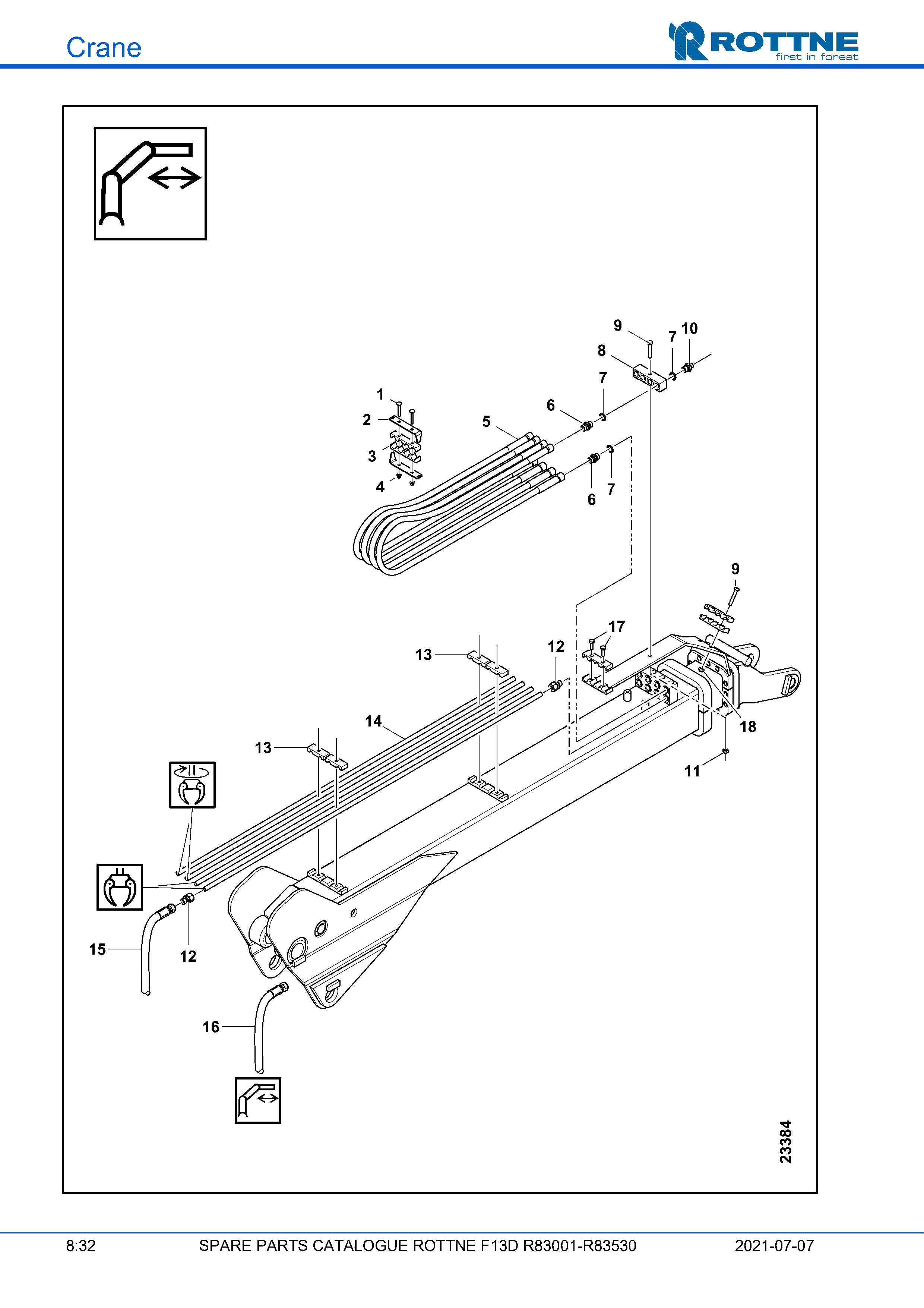 Шланги и трубы (F13D R83001–R83530, 2021-07-07)