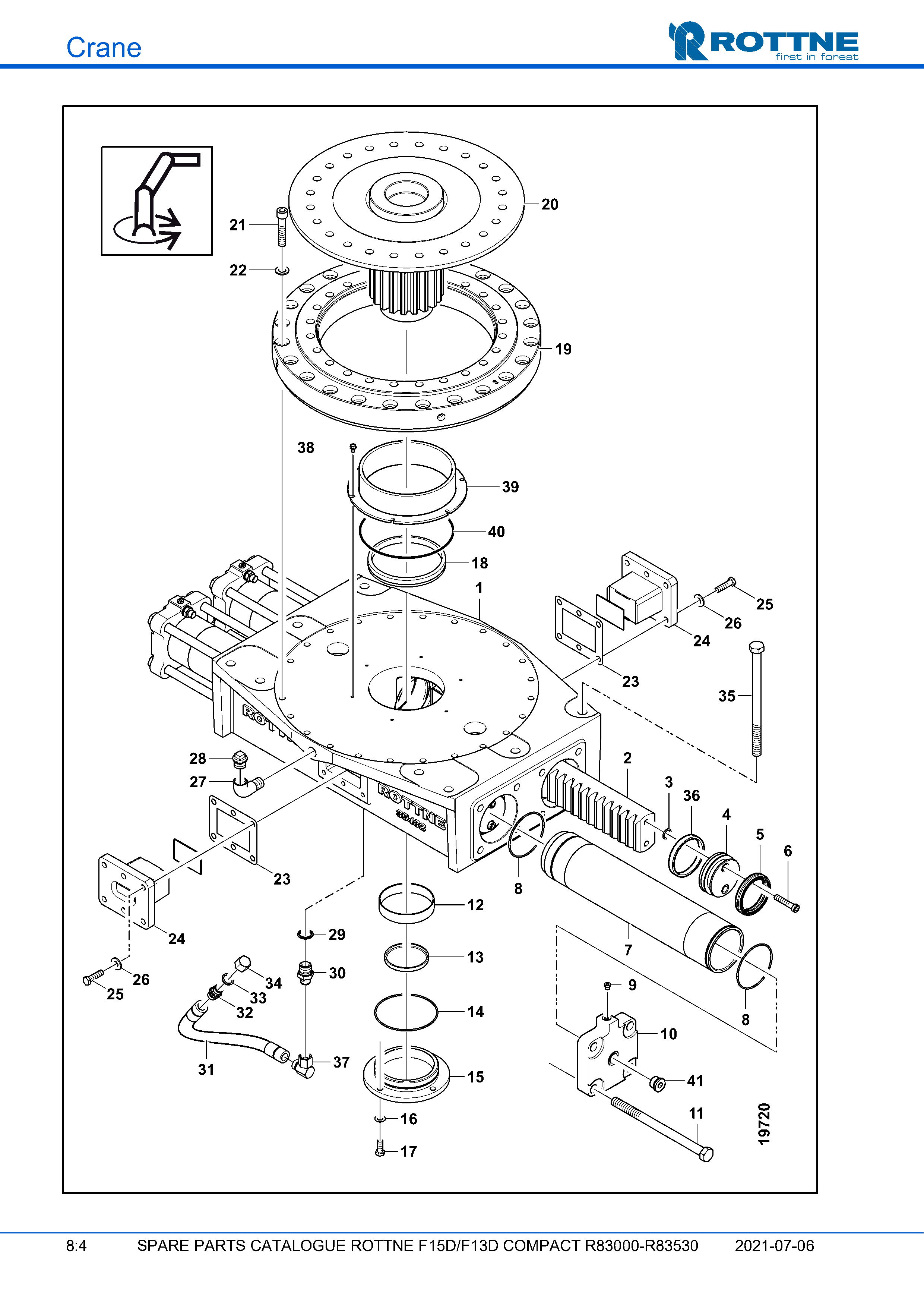 Поворотный стол (F15D/F13D COMPACT R83000–R83530, 2021-07-06)