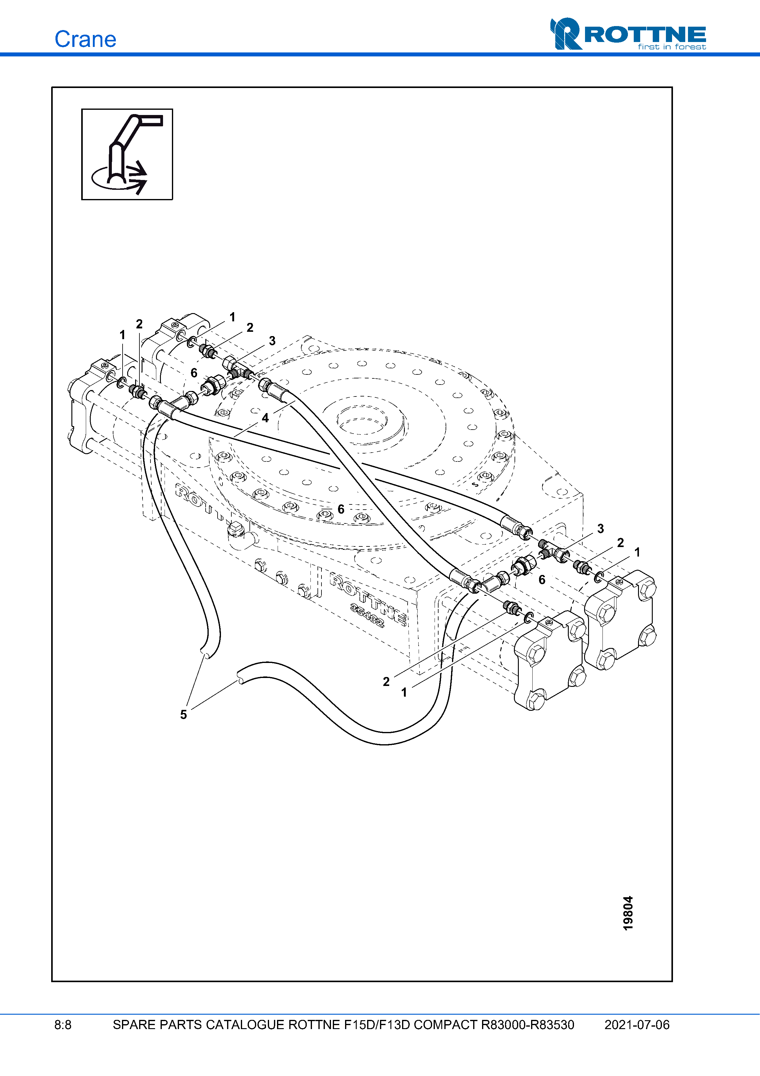 Шланги (F15D/F13D COMPACT R83000–R83530, 2021-07-06)
