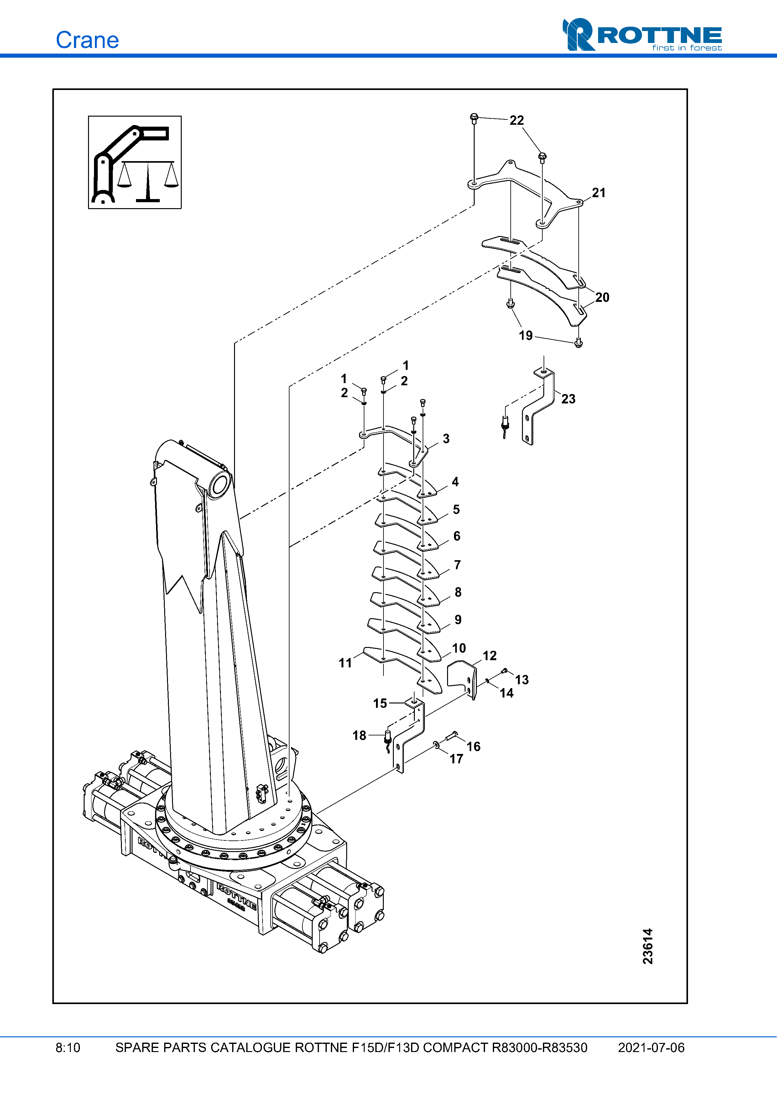 Крановые весы, индуктивный датчик (F15D/F13D COMPACT R83000–R83530, 2021-07-06)