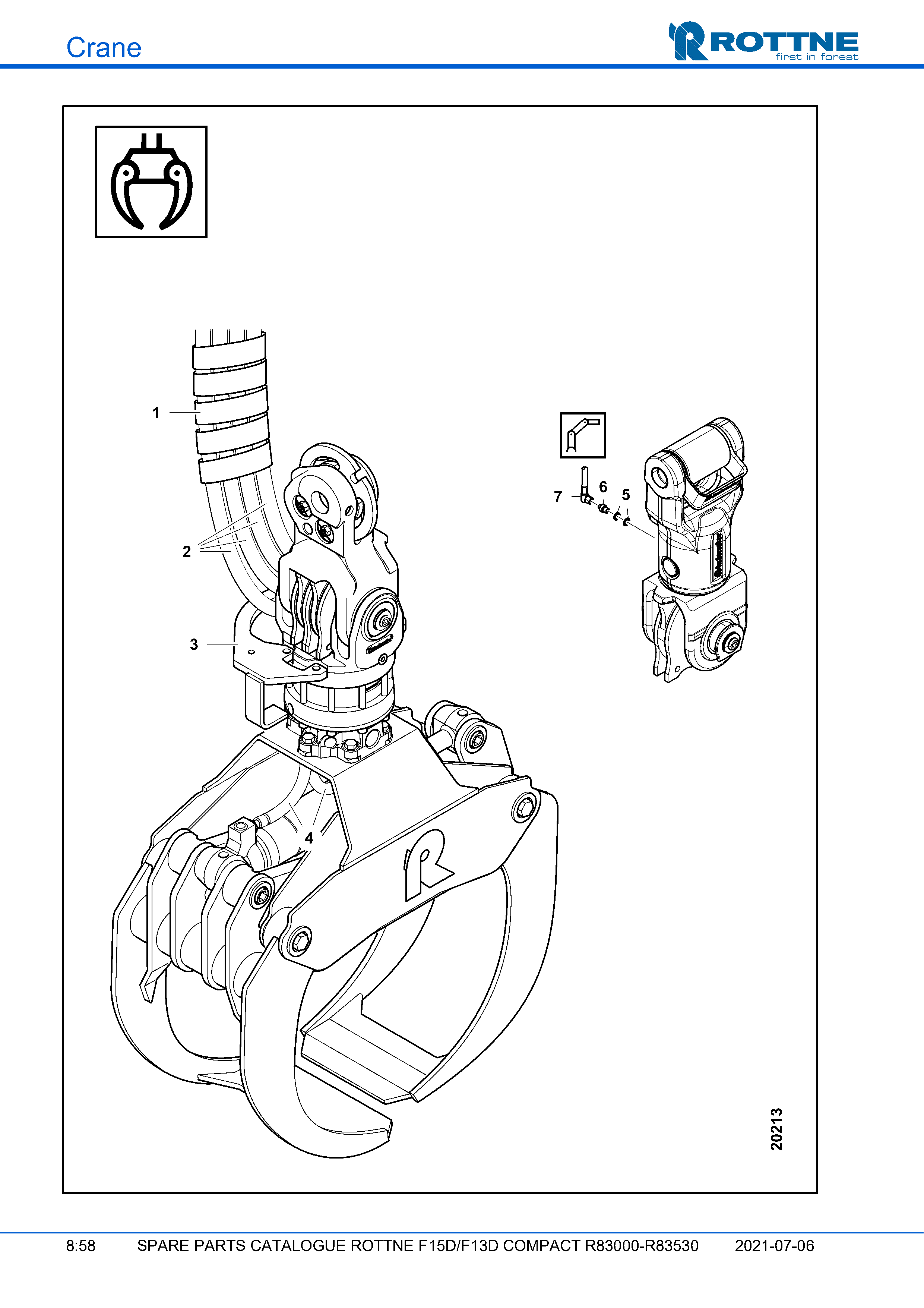Соединительные шланги (F15D/F13D COMPACT R83000–R83530, 2021-07-06)