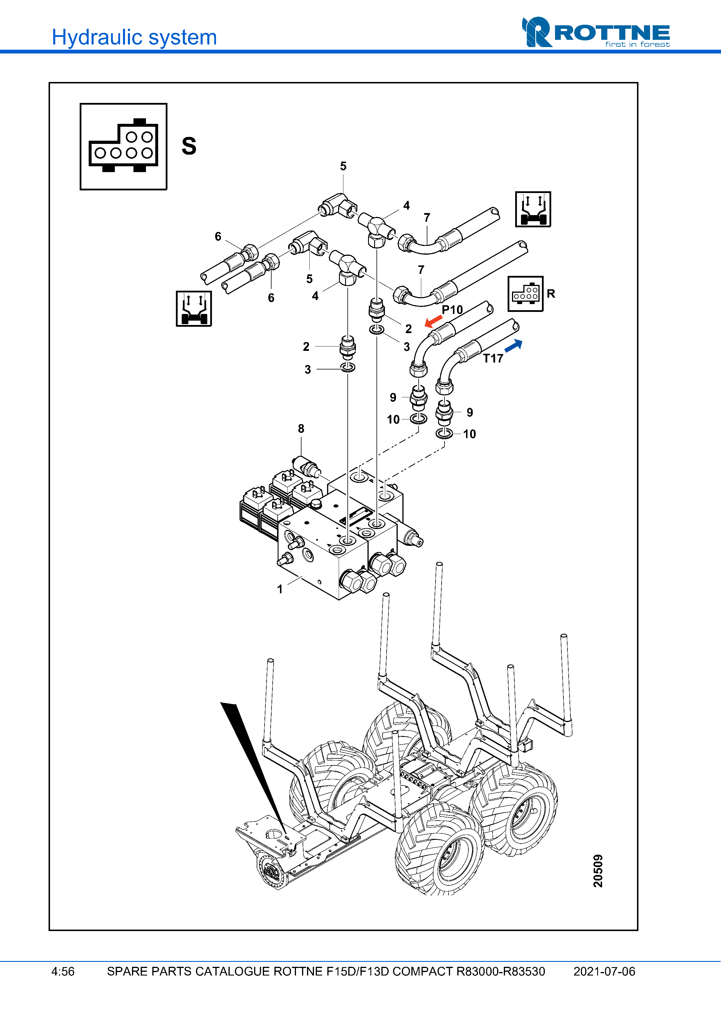 Телескопическая стойка "S" (F15D/F13D COMPACT R83000–R83530, 2021-07-06, 722382)