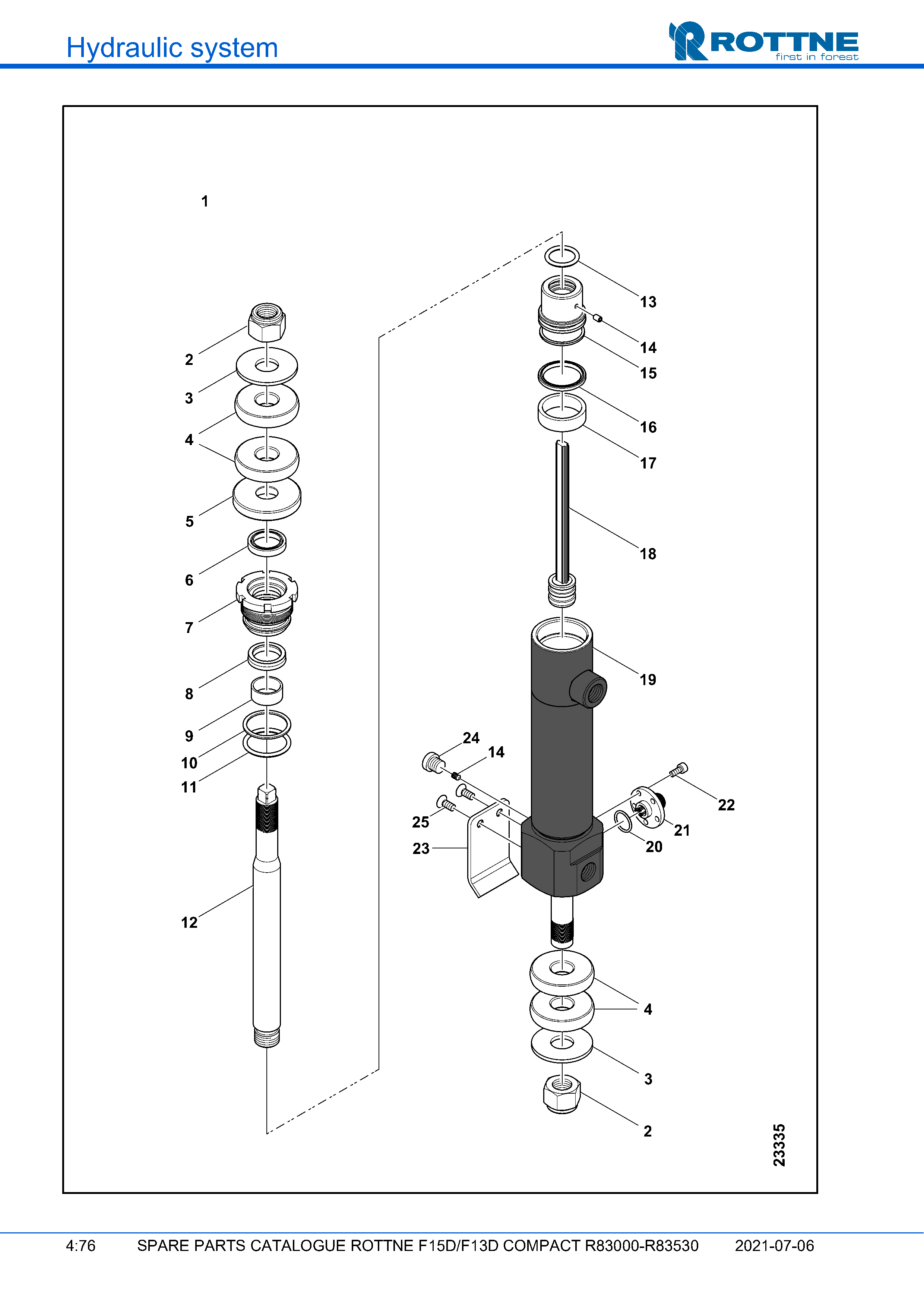 Comfort Line, цилиндр, ред. 01 (F15D/F13D COMPACT R83000–R83530, 2021-07-06, 722382)