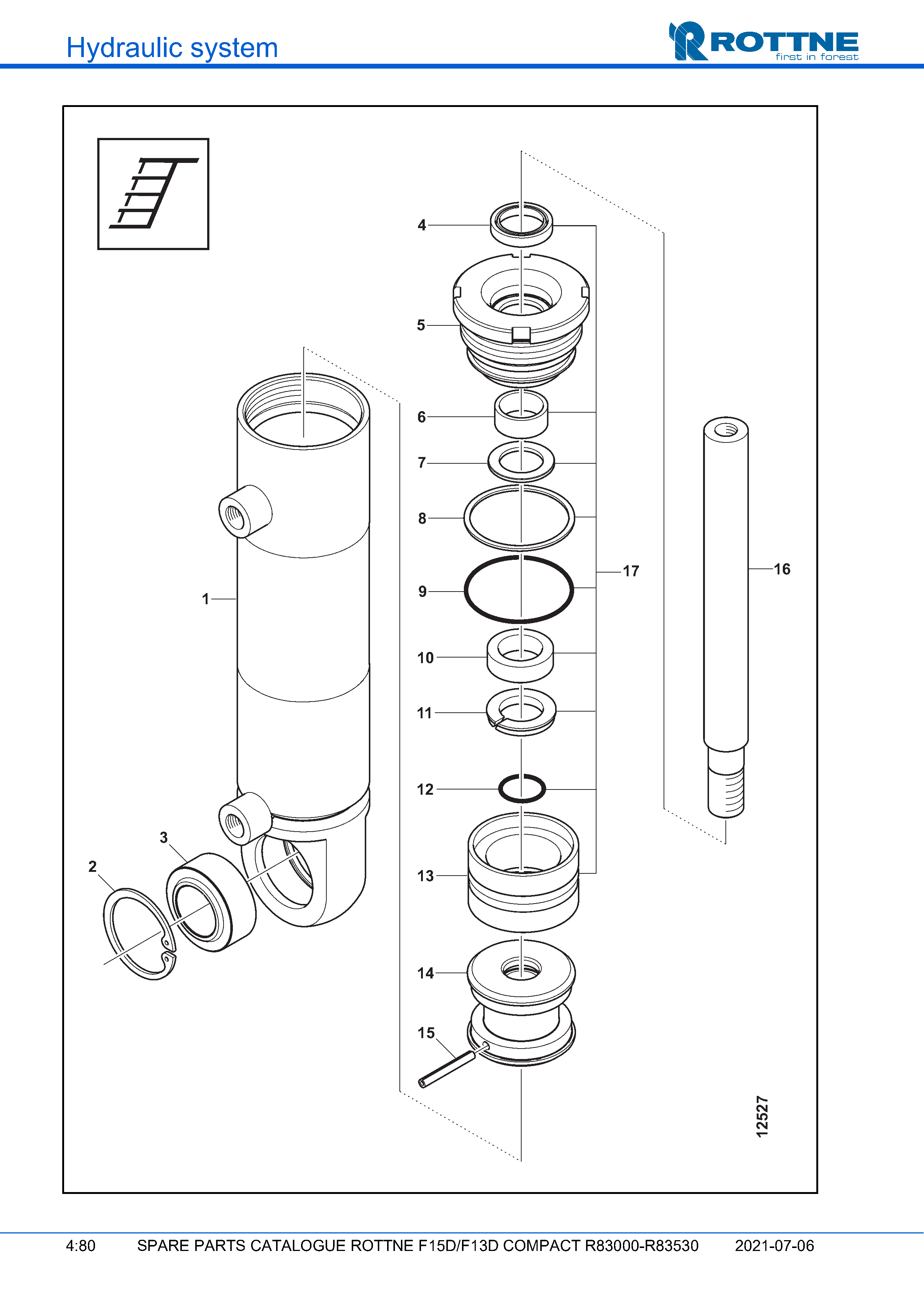 Лестница, цилиндр (F15D/F13D COMPACT R83000–R83530, 2021-07-06, 722382)