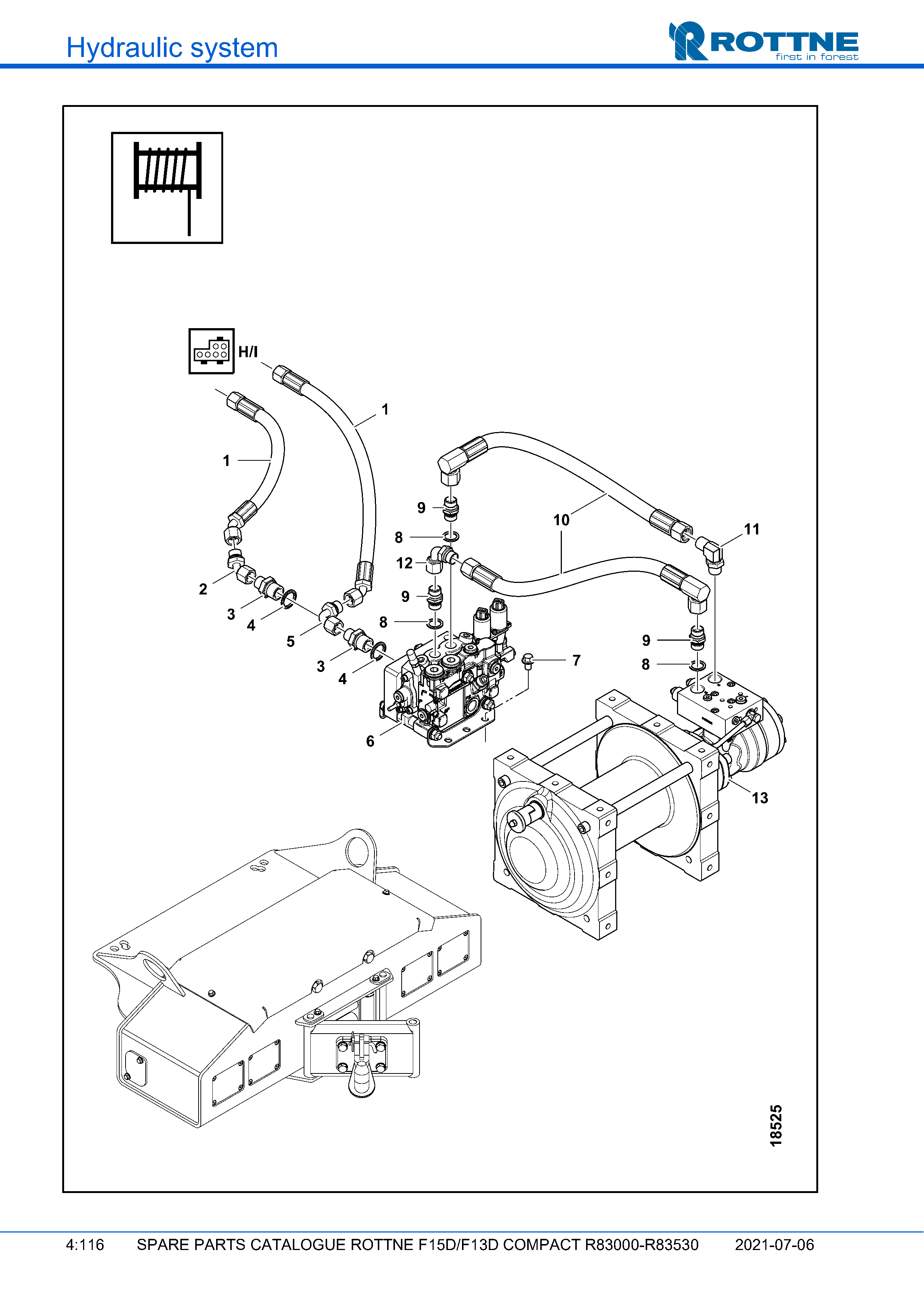 Лебёдка (F15D/F13D COMPACT R83000–R83530, 2021-07-06, 722382)
