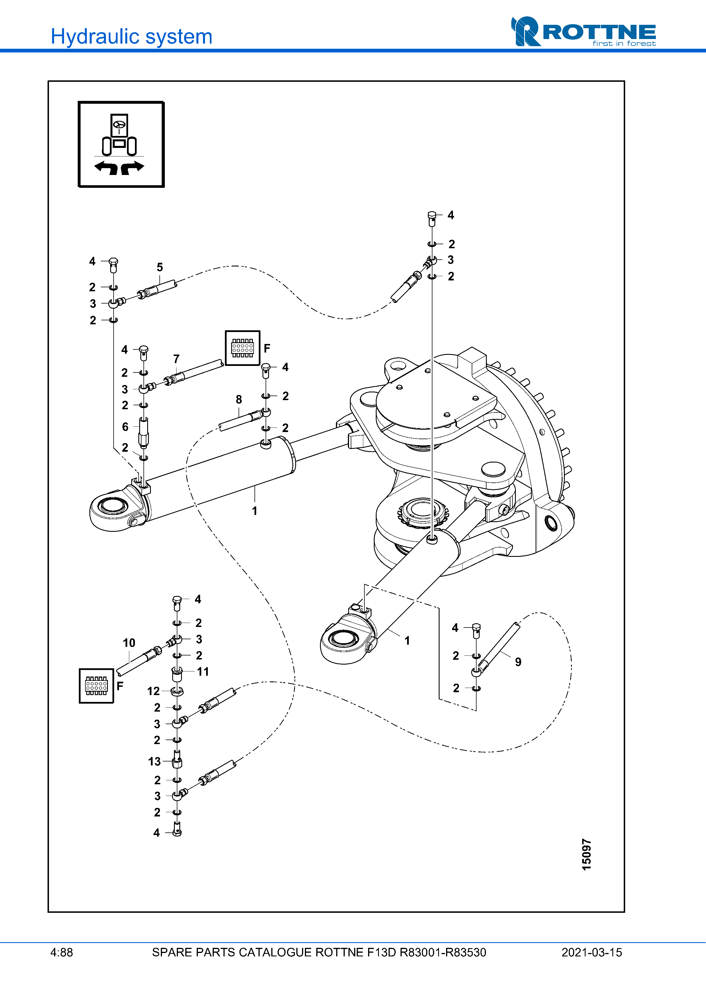 Рулевое управление, -R83230 (F13D R83001–R83530, 2021-03-15)