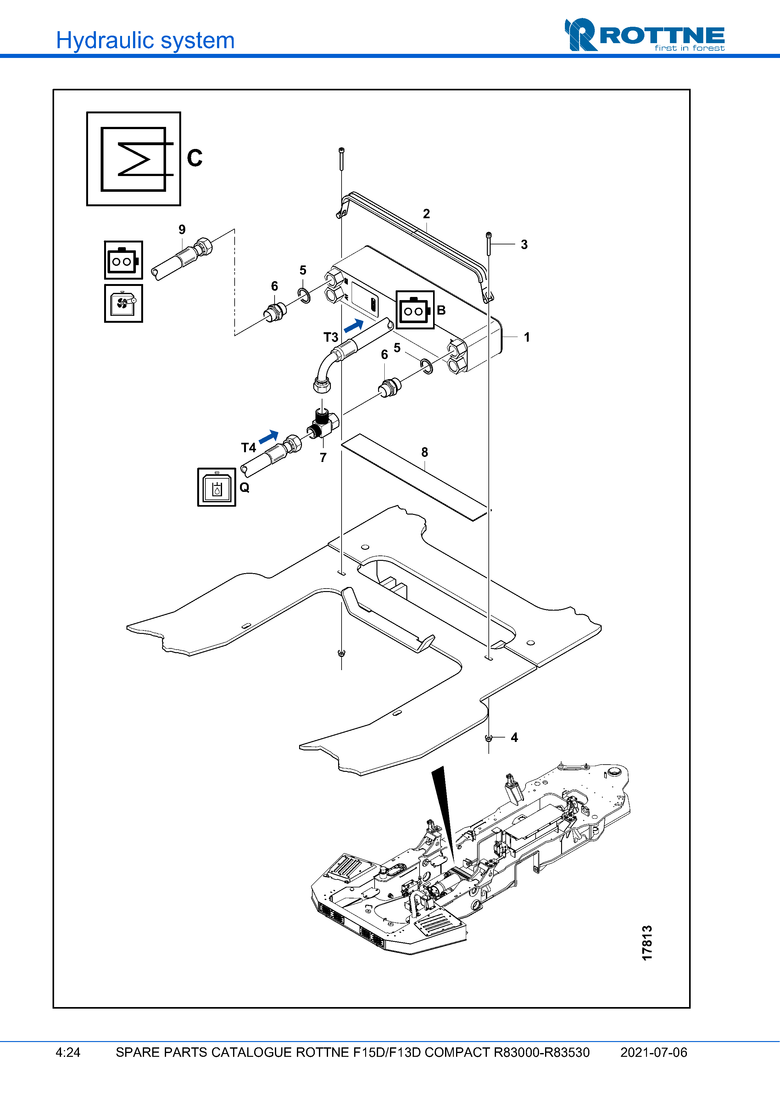 Теплообменник "C" (F15D/F13D COMPACT R83000–R83530, 2021-07-06, 722384)