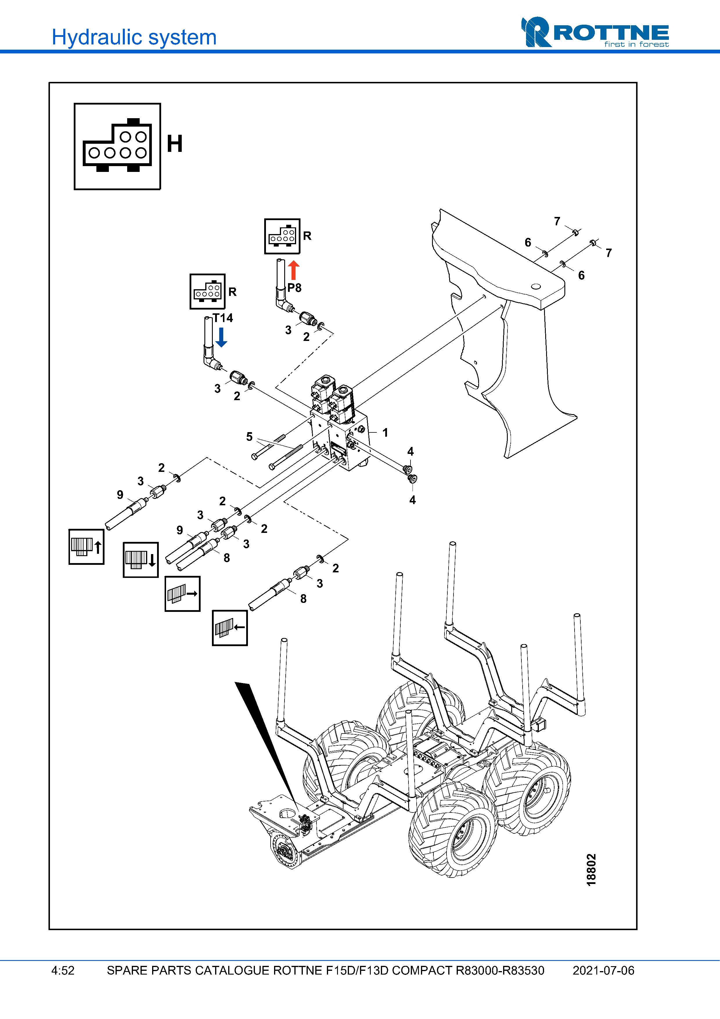 Заголовочный щит "H" (F15D/F13D COMPACT R83000–R83530, 2021-07-06, 722384)