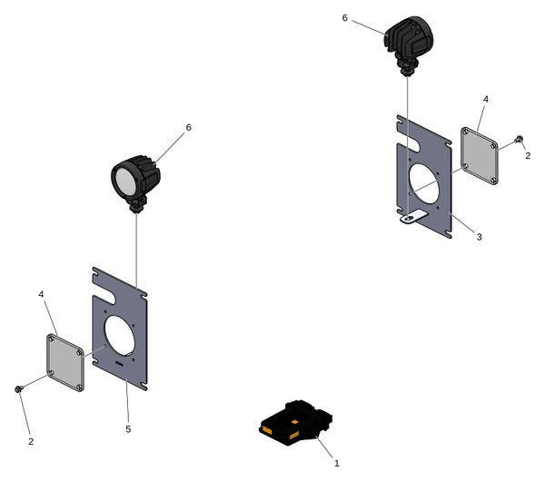 Фары рулевого соединения