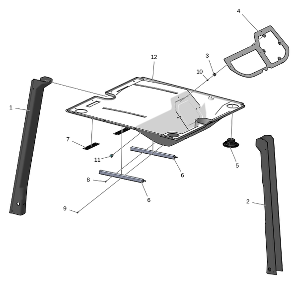 Панель крыши