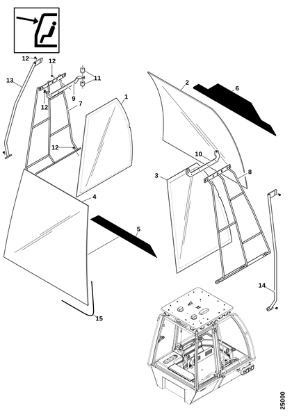 Окна кабины
